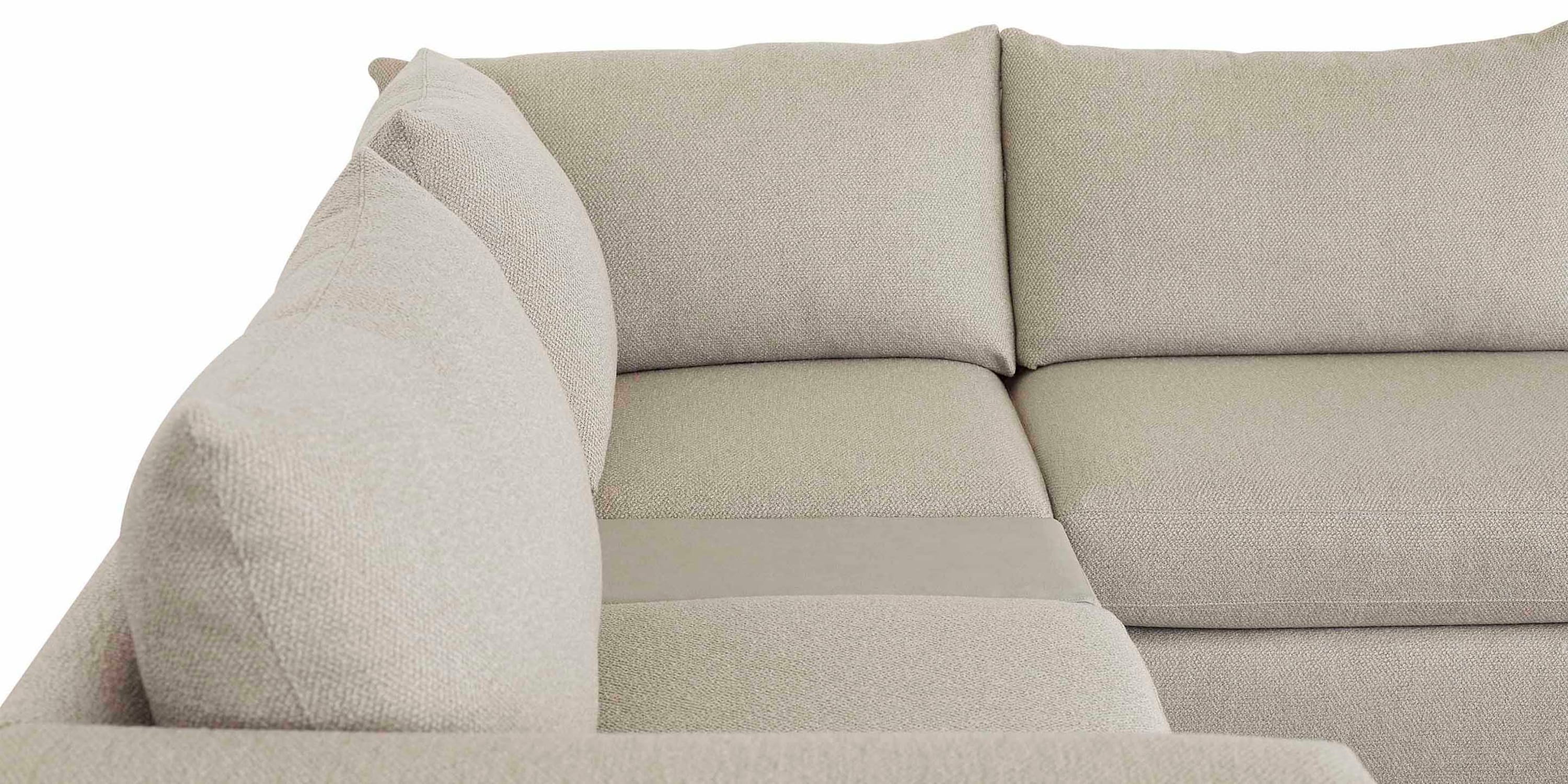 Beckham Bumper Modular Sectional with Console Bassett