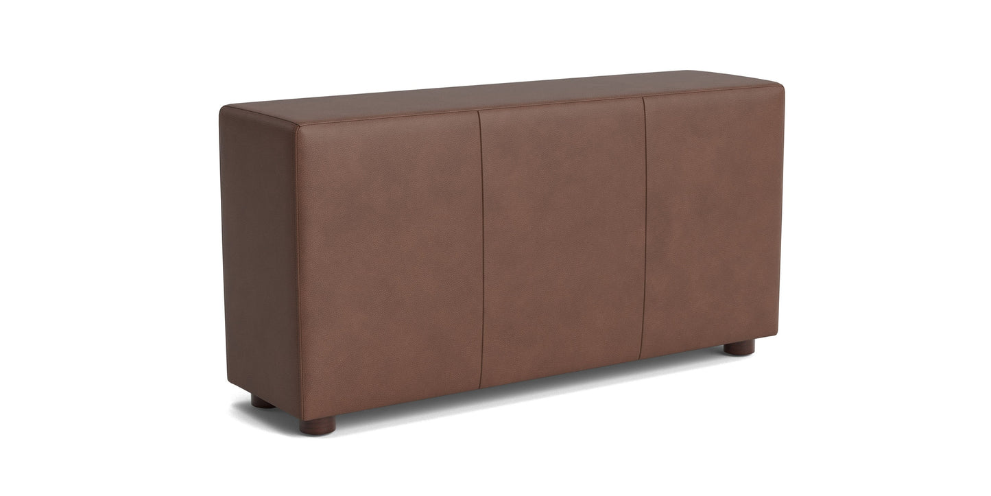 Beckham Leather Modular Charging Console Bassett