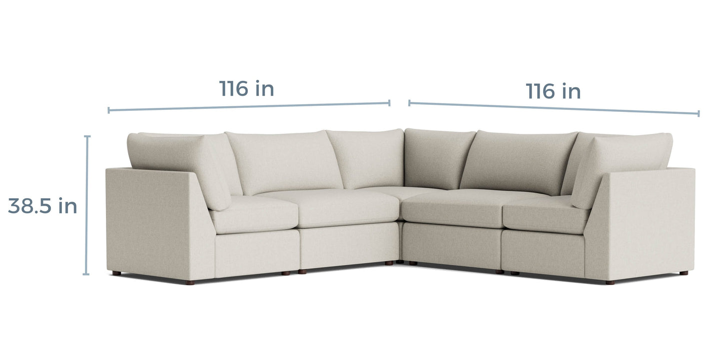 Beckham Modular L-Shaped Sectional Bassett