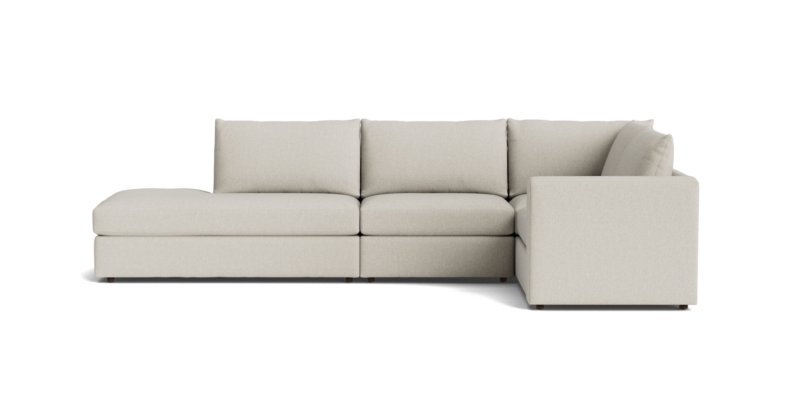 Beckham Bumper Modular L-Shaped Sectional Bassett