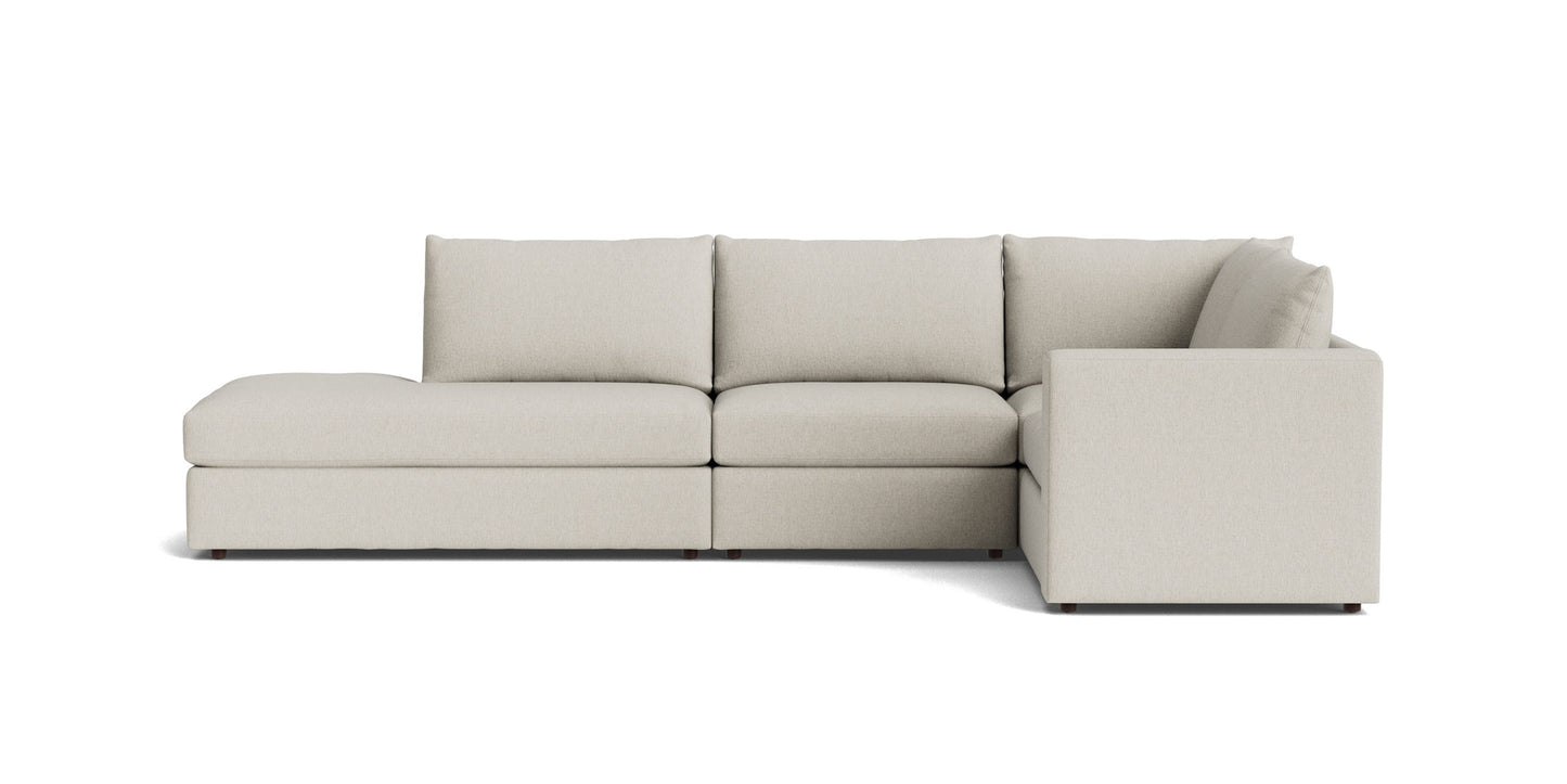 Beckham Bumper Modular L-Shaped Sectional Bassett