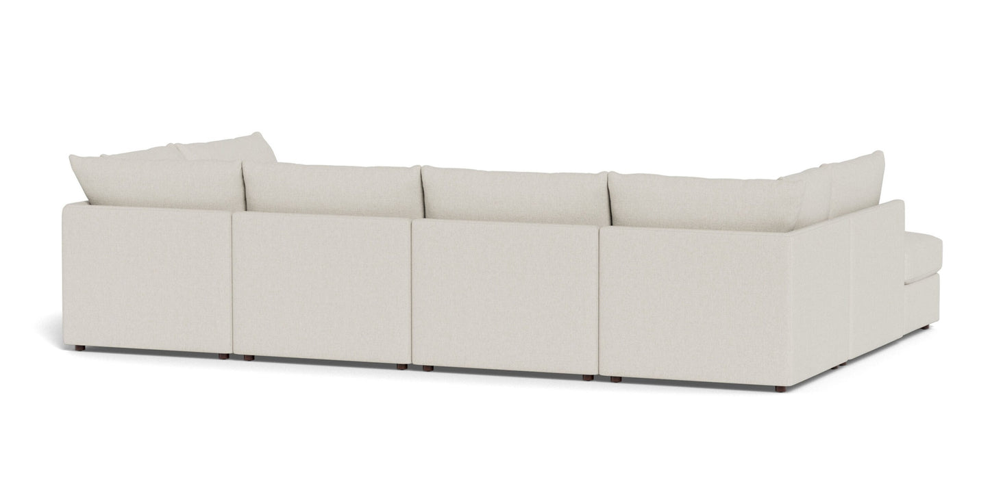 Beckham Bumper Modular U-Shaped Sectional Bassett