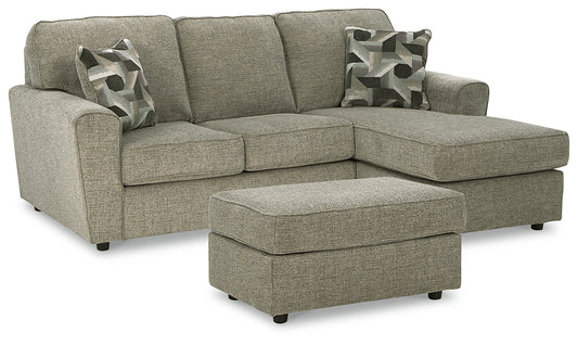 Cascilla Sofa Chaise and Ottoman