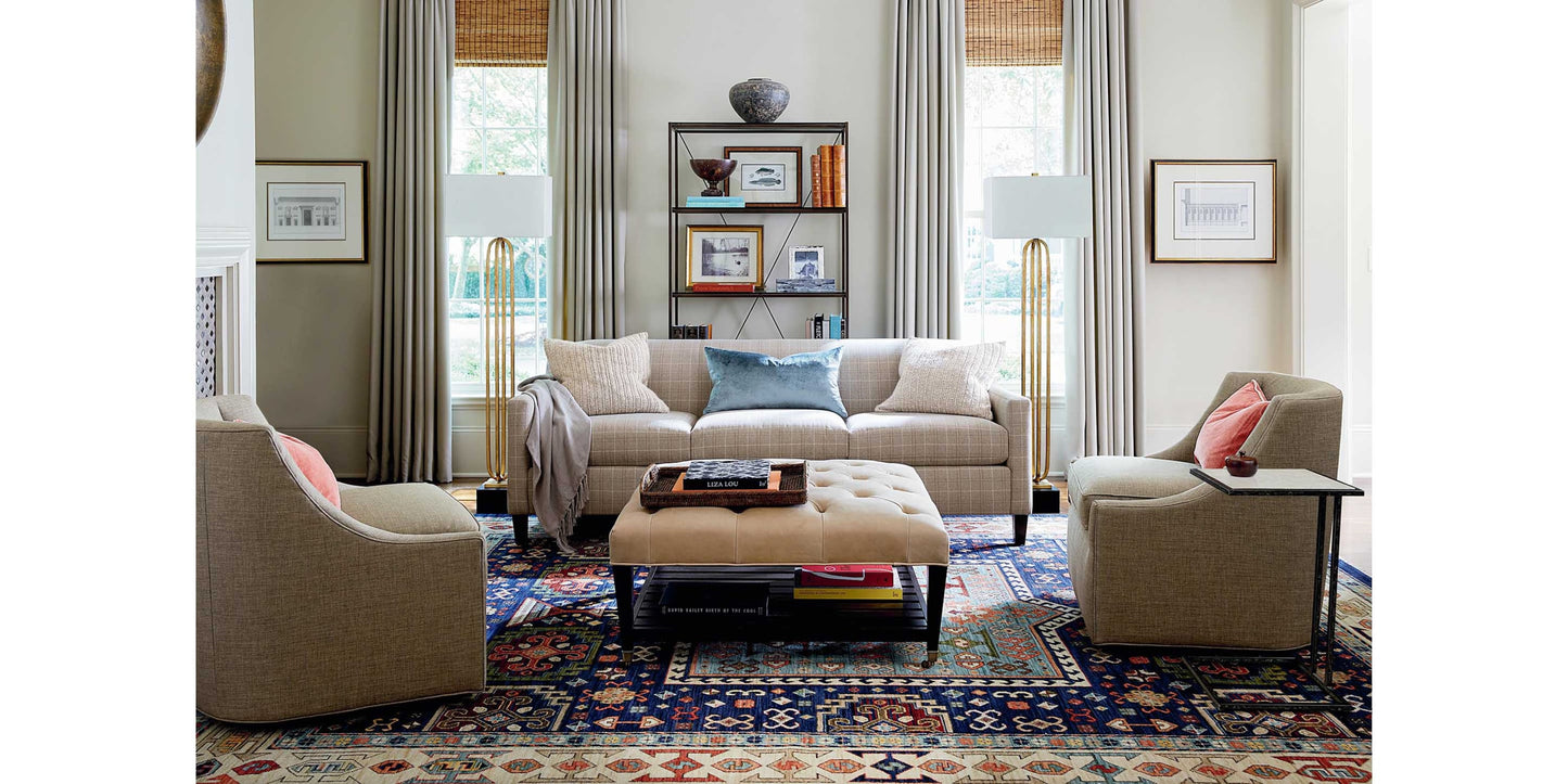 Davis Slope Arm Sofa Bassett