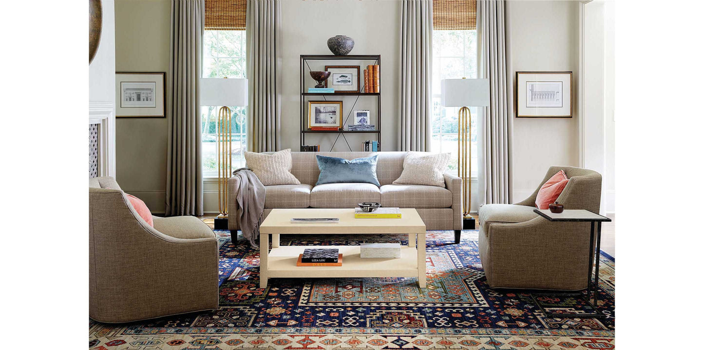 Davis Slope Arm Sofa Bassett