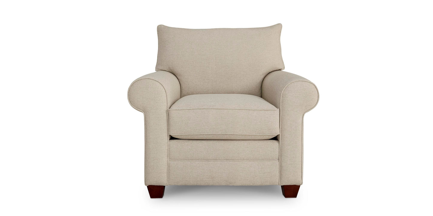 Alexander Roll Arm Chair Bassett Living Room Furniture
