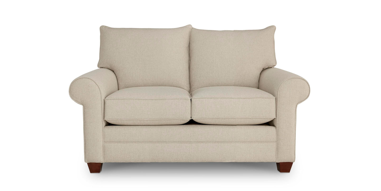 Alexander Roll Arm Loveseat Bassett