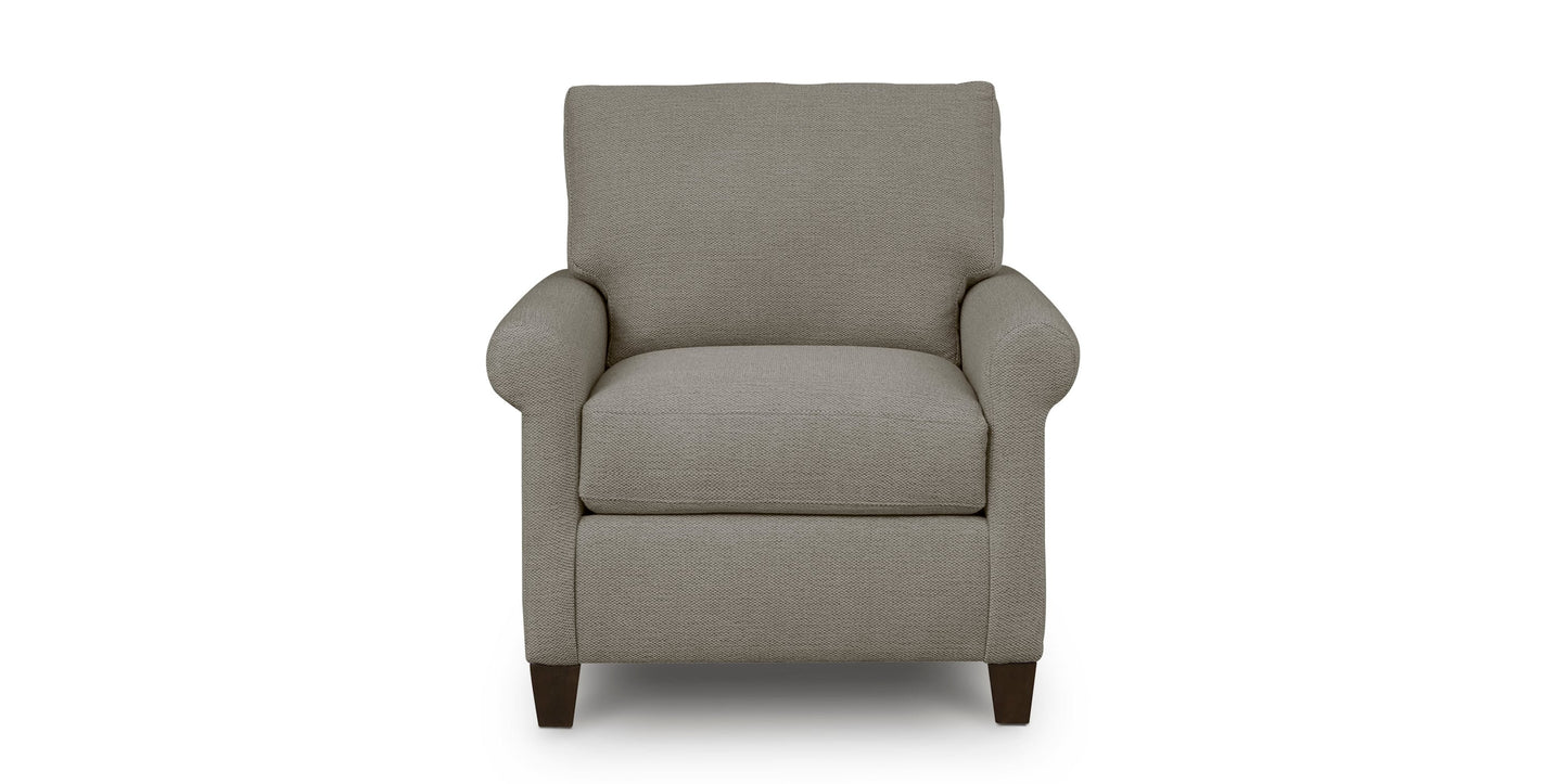 Spencer Roll Arm Chair Bassett