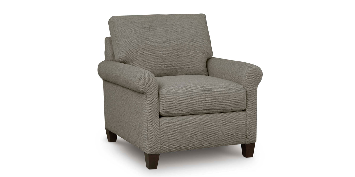 Spencer Roll Arm Chair Bassett
