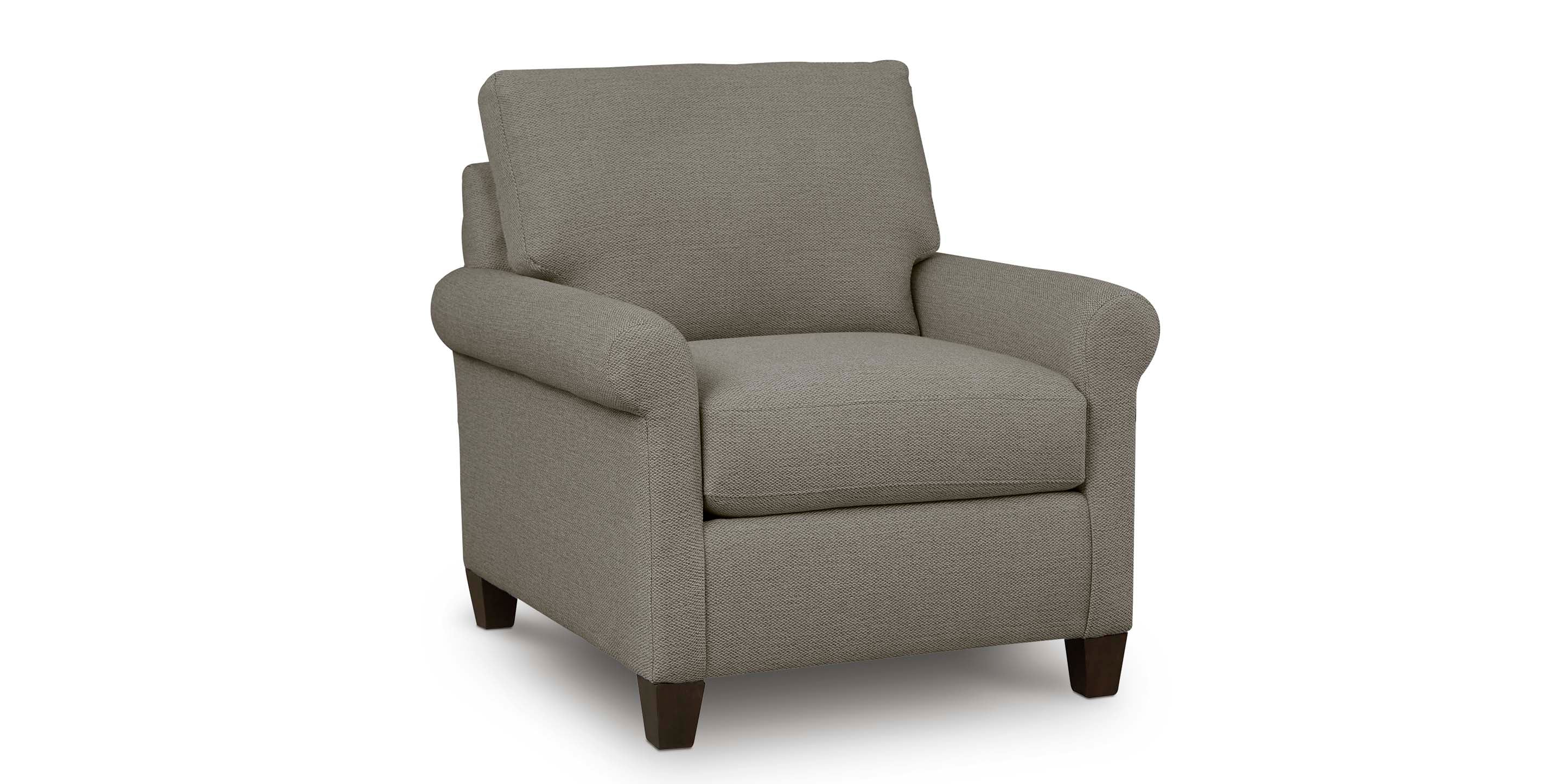 Bassett Spencer Chair — Custom Fabric, Transitional Style