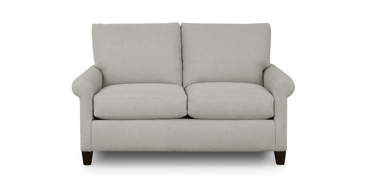 Bassett Spencer Loveseat — Your Fabric, Made in the USA