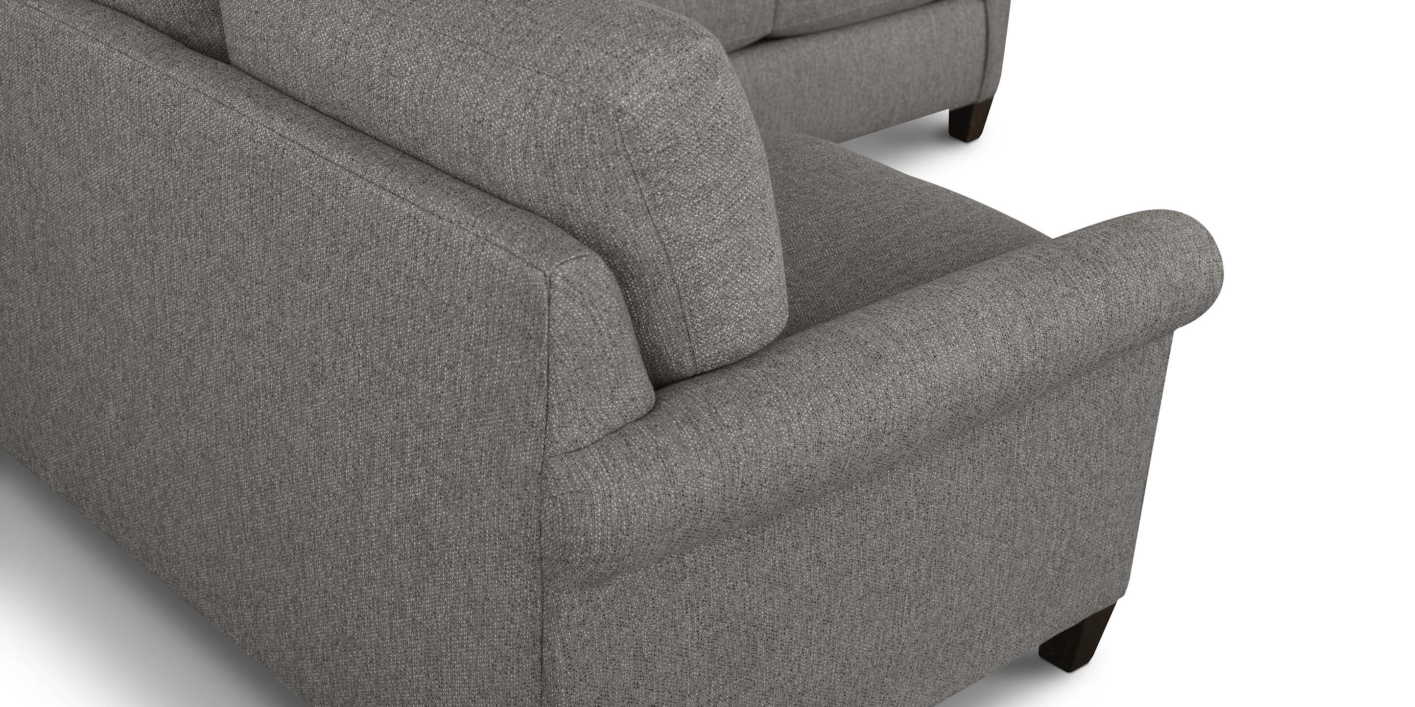 Bassett Spencer Storage Ottoman — Quick Ship, Performance Fabric Bassett Sofa