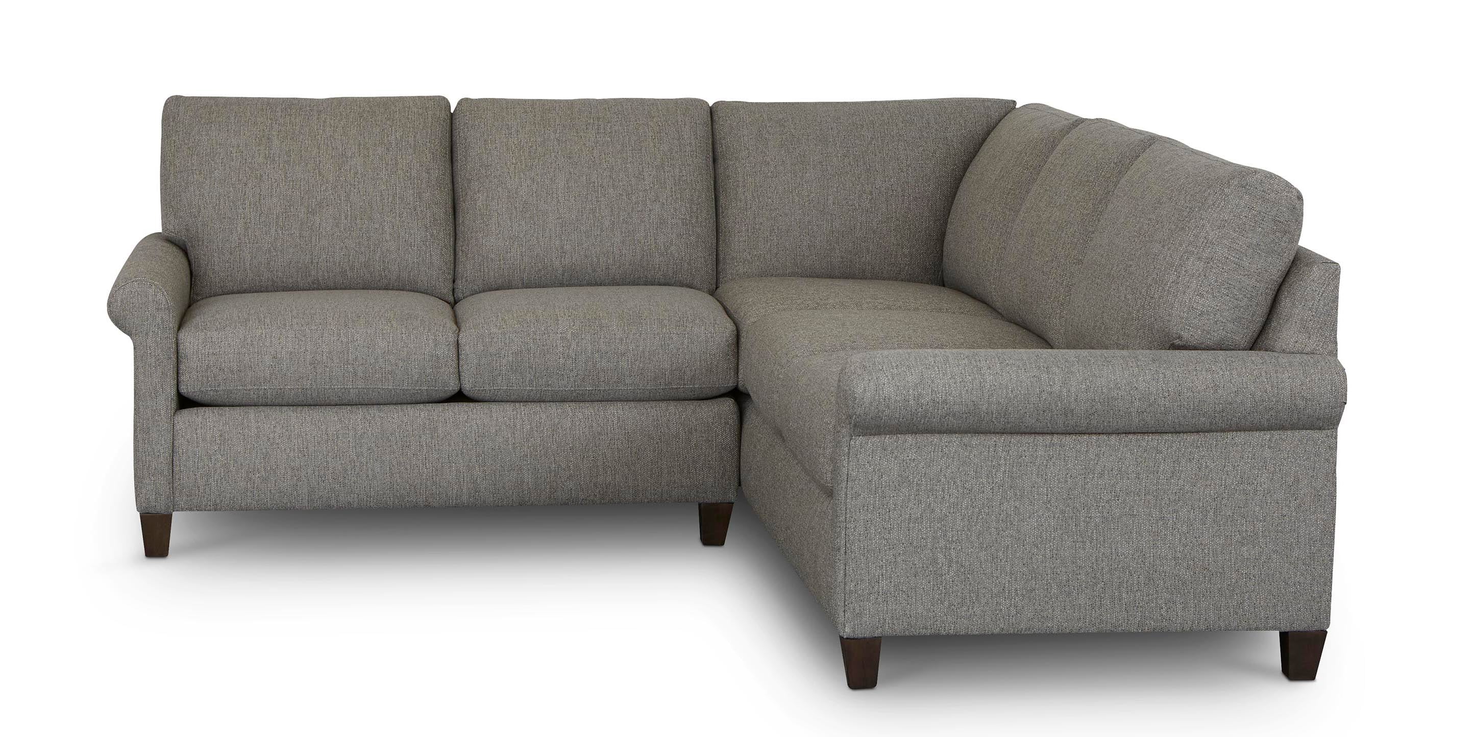 Bassett Spencer Storage Ottoman — Quick Ship, Performance Fabric Bassett Sofa