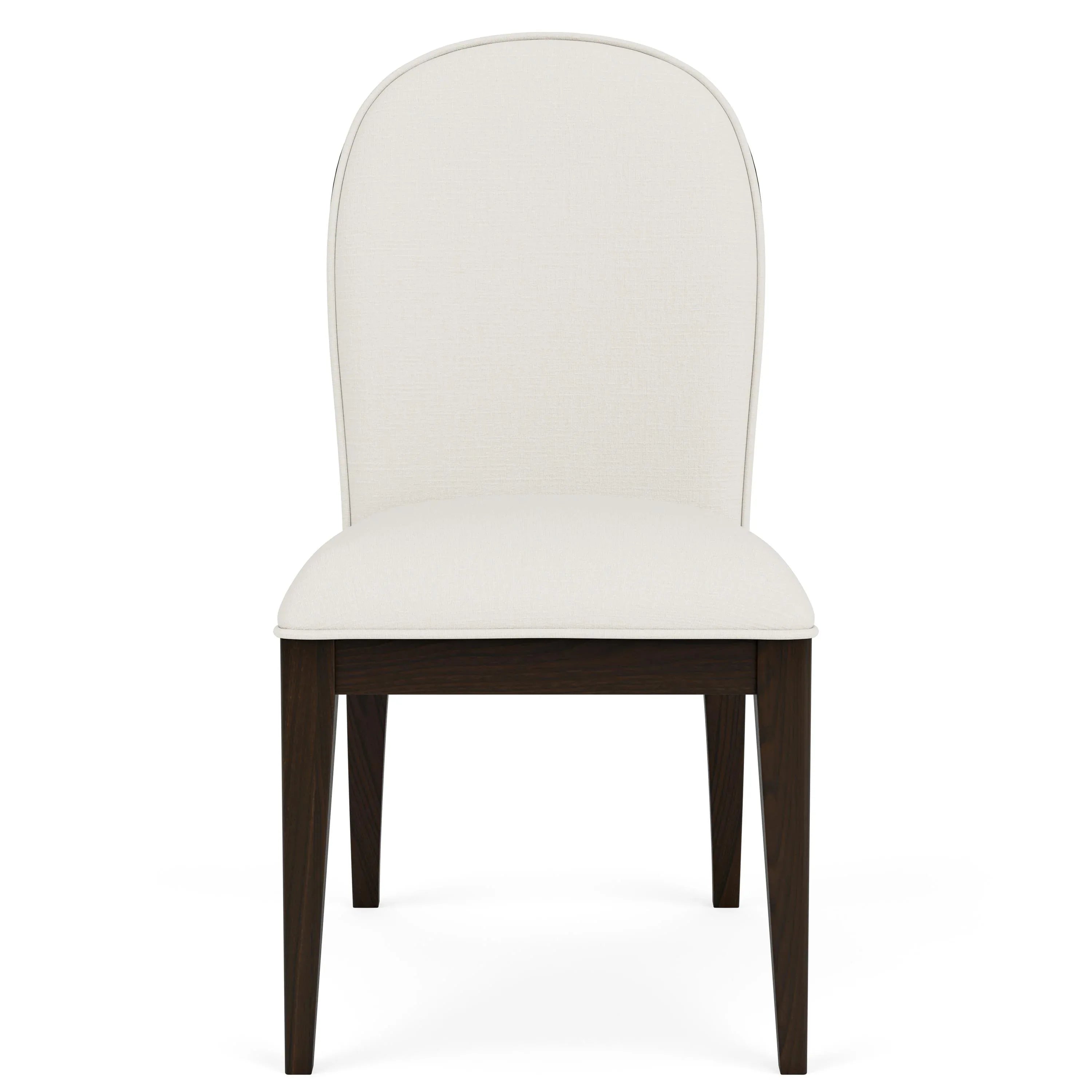 Lydia Curved Uph Side Chr 2in Riverside Furniture Dining