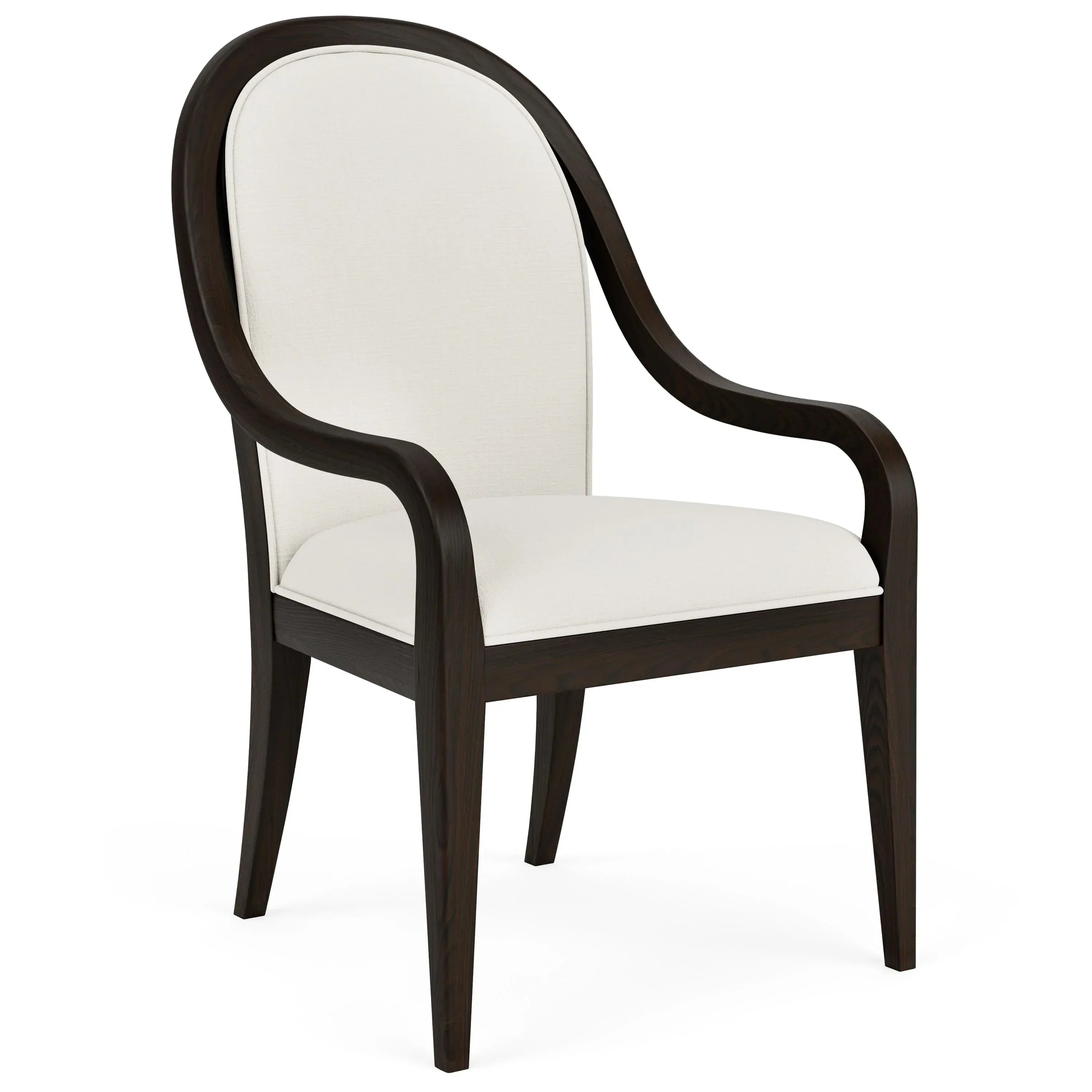 Riverside Lydia Curved Uph Arm Chr 2in Riverside Furniture Dining