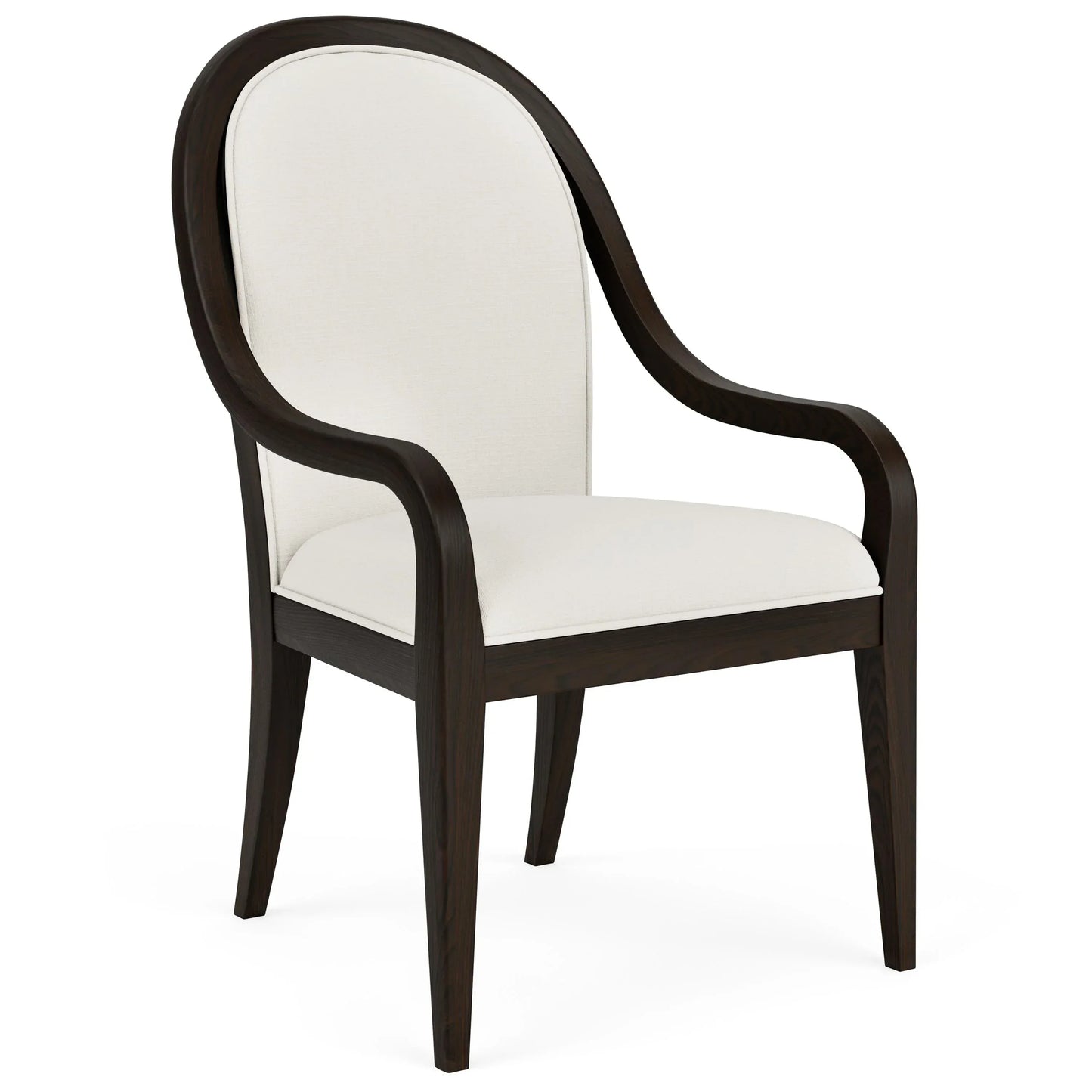 Riverside Lydia Curved Uph Arm Chr 2in Riverside Furniture Dining
