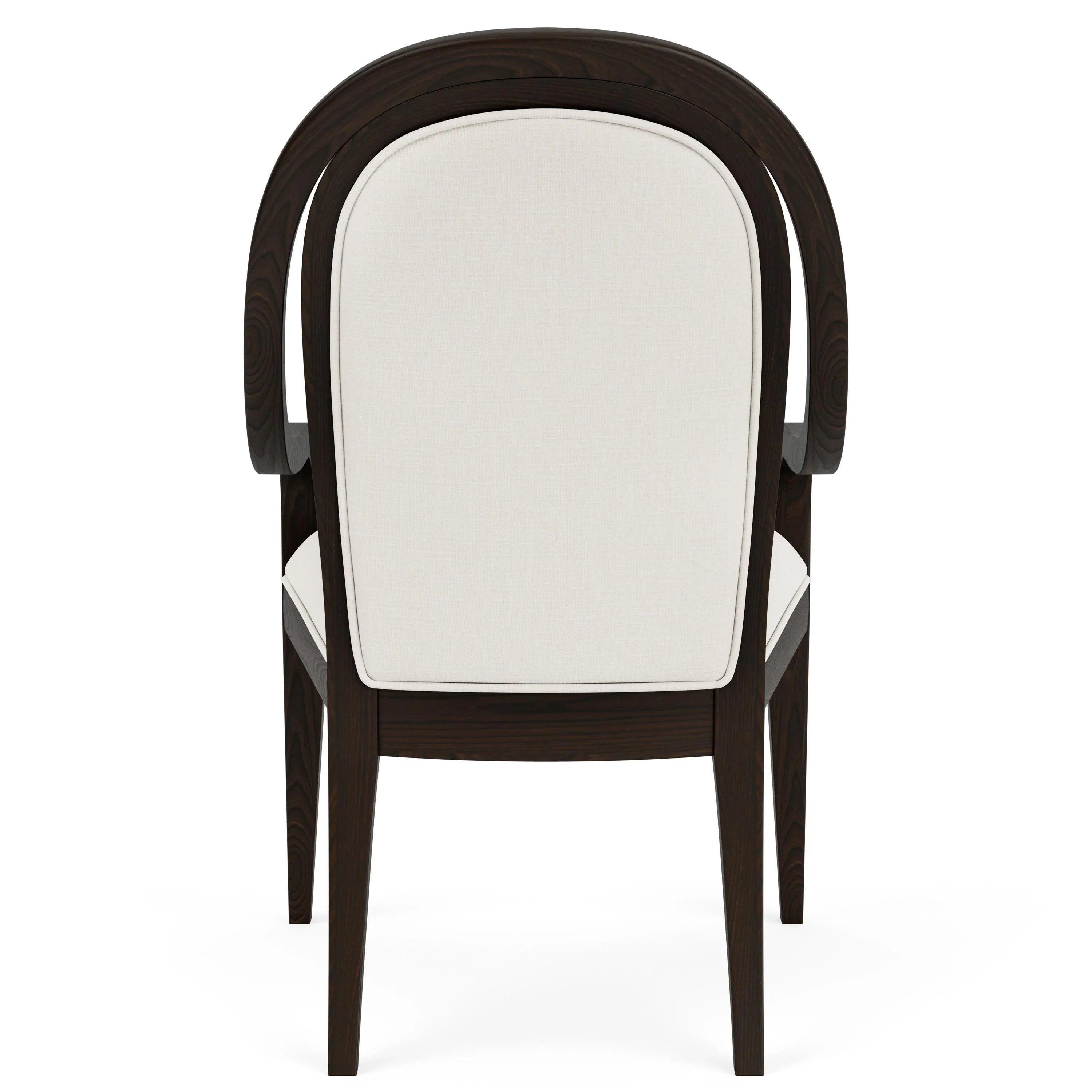Riverside Lydia Curved Uph Arm Chr 2in Riverside Furniture Dining