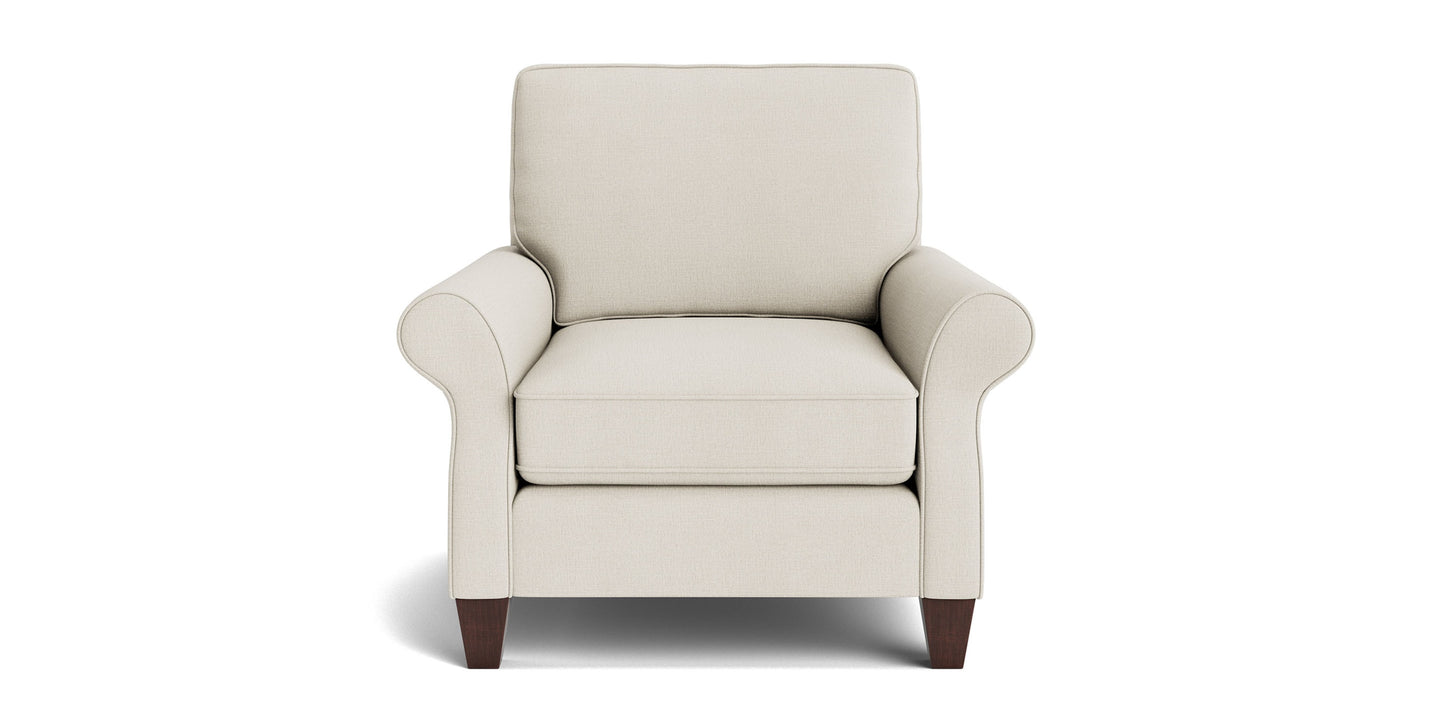 Davenport Roll Arm Chair Bassett