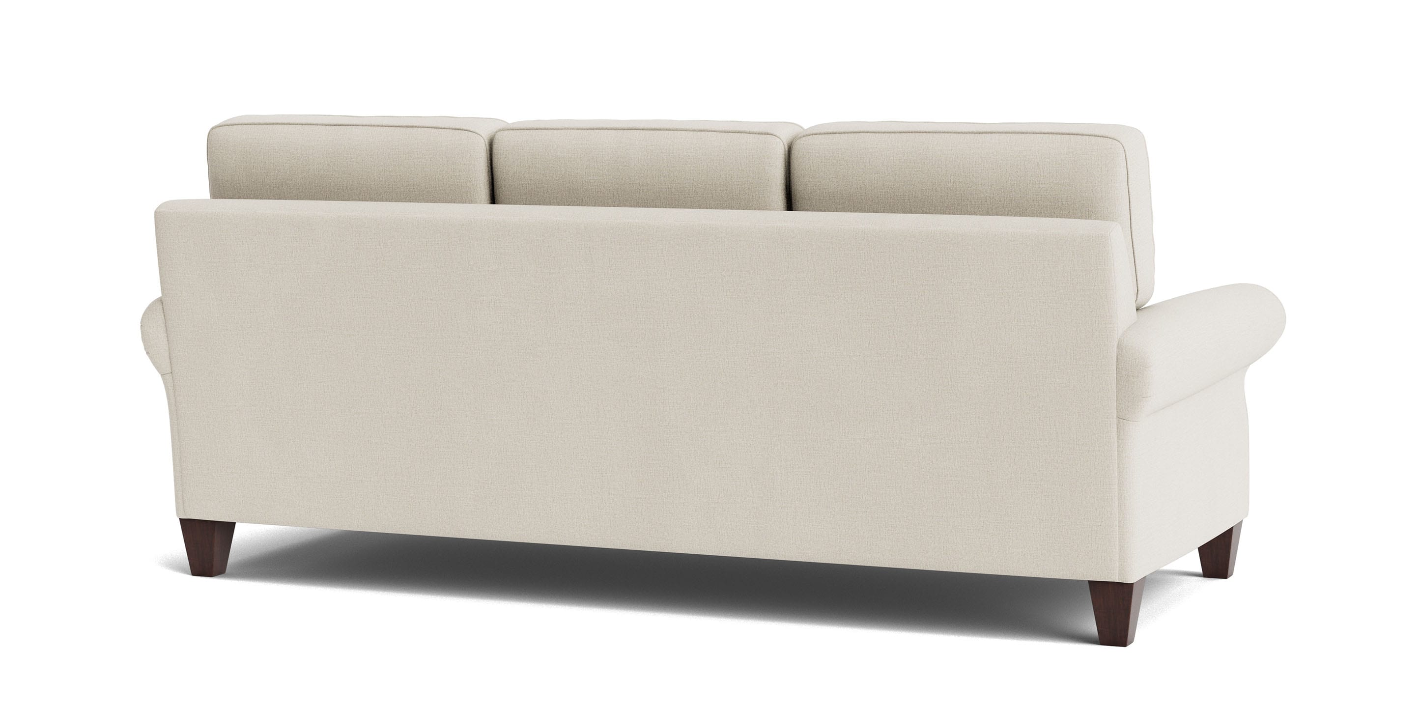 Bassett Davenport Sofa — Custom Fabric, Made in the USA Bassett Sofa