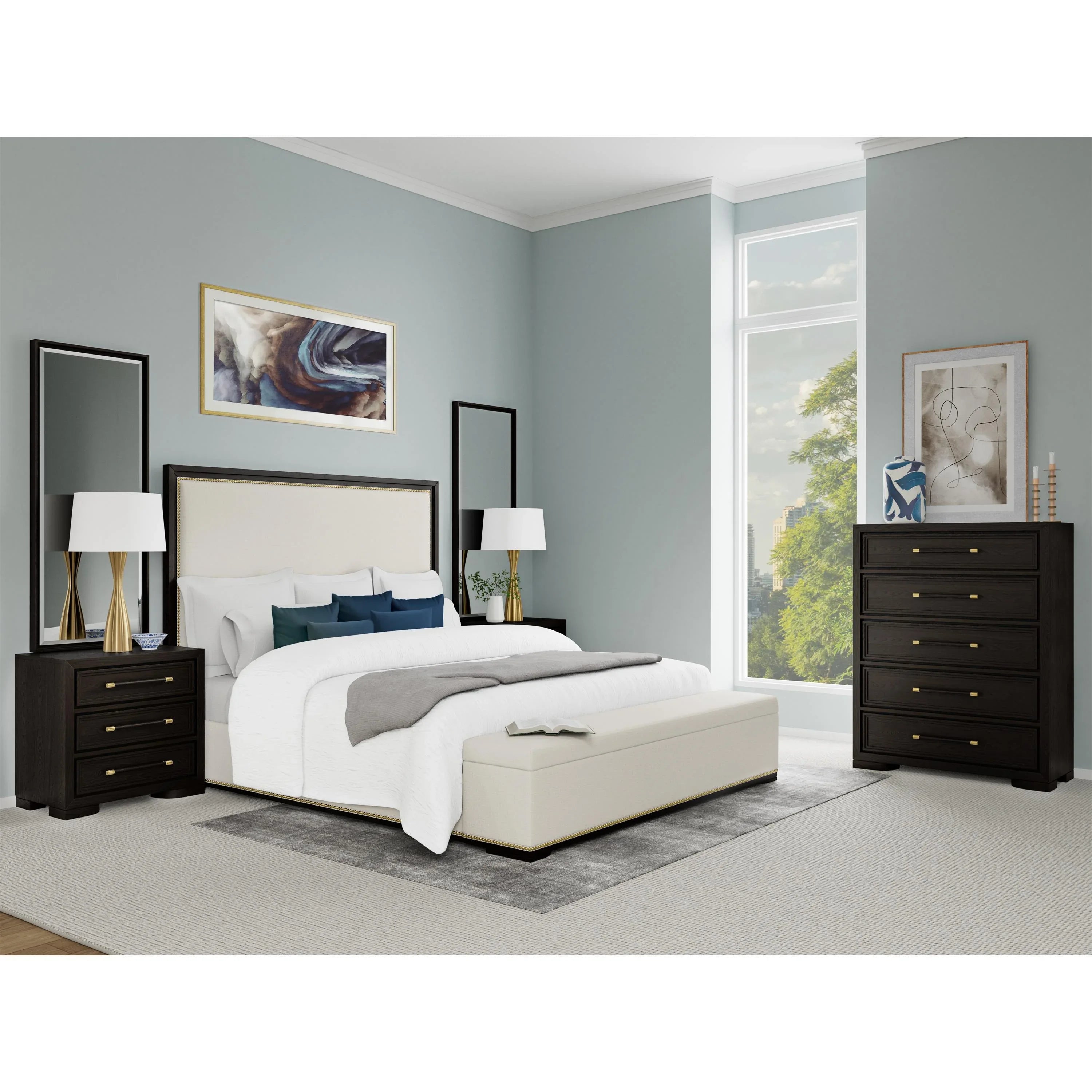 Lydia 6/0-6/6 Uph Storage Fb Riverside Furniture Bedroom