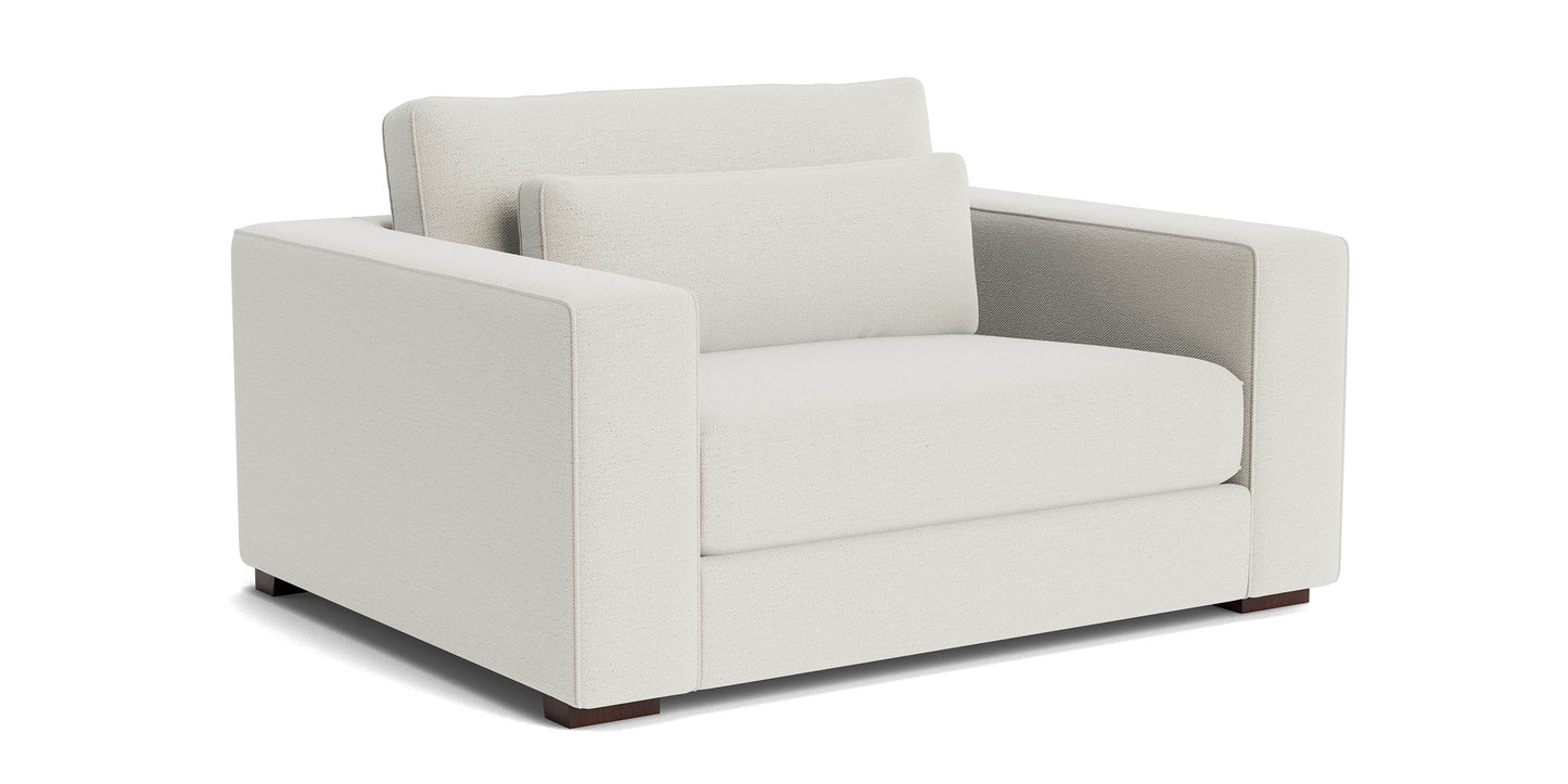Bassett Moby Chair and a Half — Extra-Wide Comfort, Your Fabric