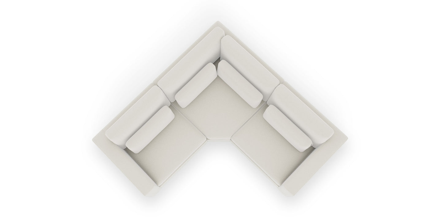 Moby Track Arm L-Shaped Sectional Bassett