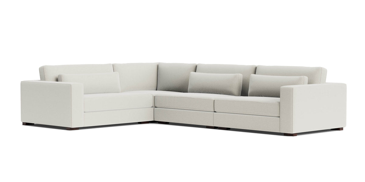 Bassett Moby RAF Chair — Modular Deep Seating, Custom Fabric Bassett Sofa