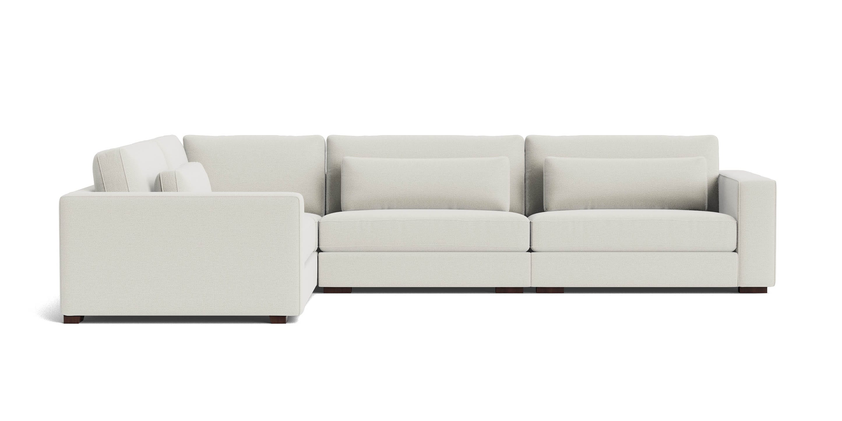 Bassett Moby RAF Chair — Modular Deep Seating, Custom Fabric Bassett Sofa