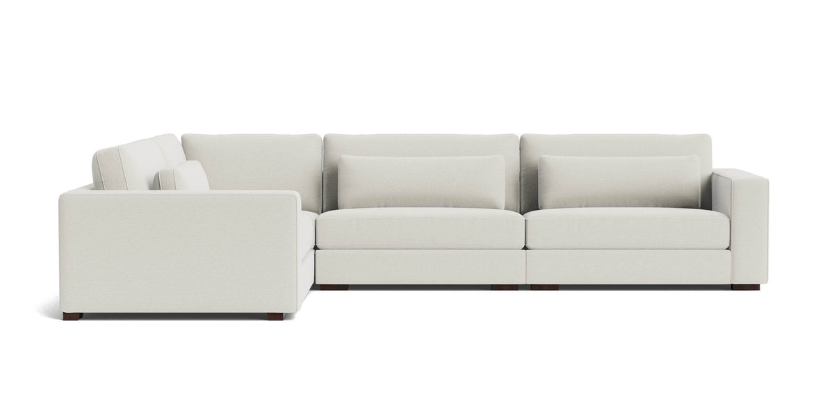 Bassett Moby LAF Chair — Sectional Piece, Custom Fabric — Quick Ship Bassett Sofa