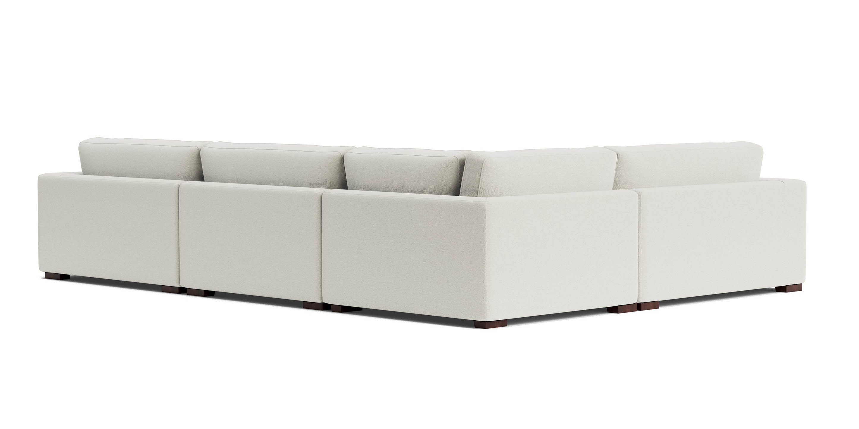 Bassett Moby LAF Chair — Sectional Piece, Custom Fabric — Quick Ship Bassett Sofa