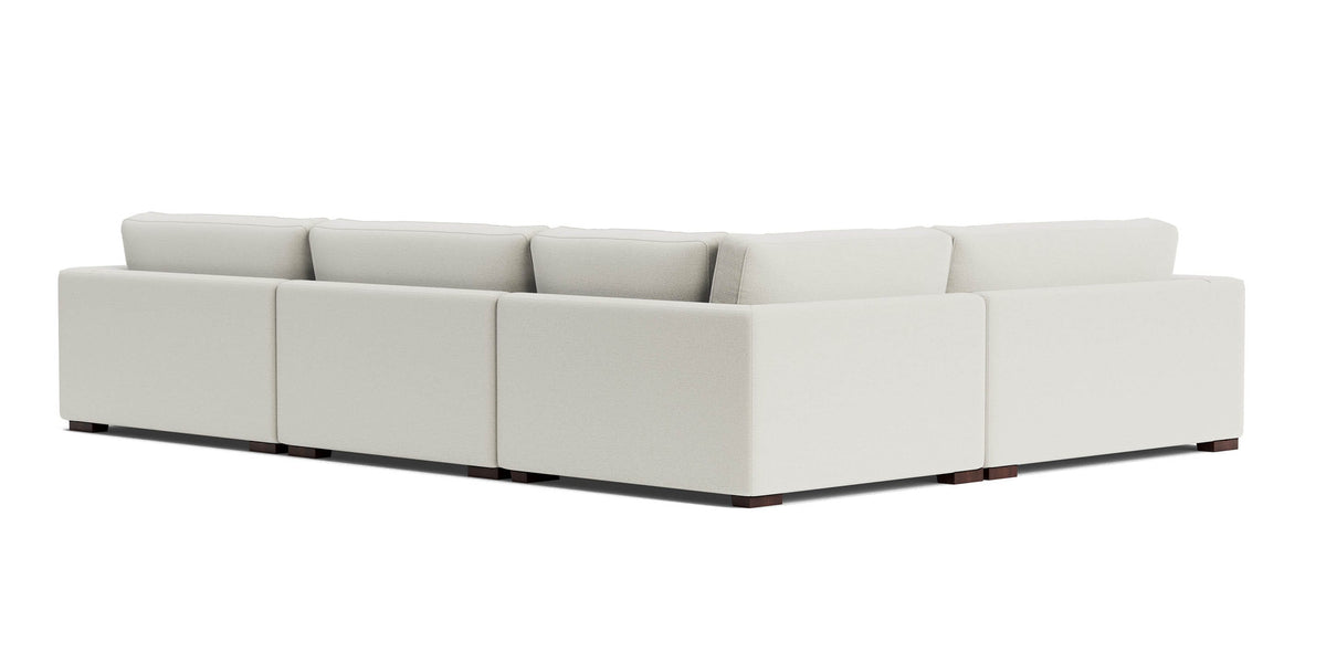 Bassett Moby Square Ottoman — Custom Fabric, Low-Profile Comfort Bassett Sofa