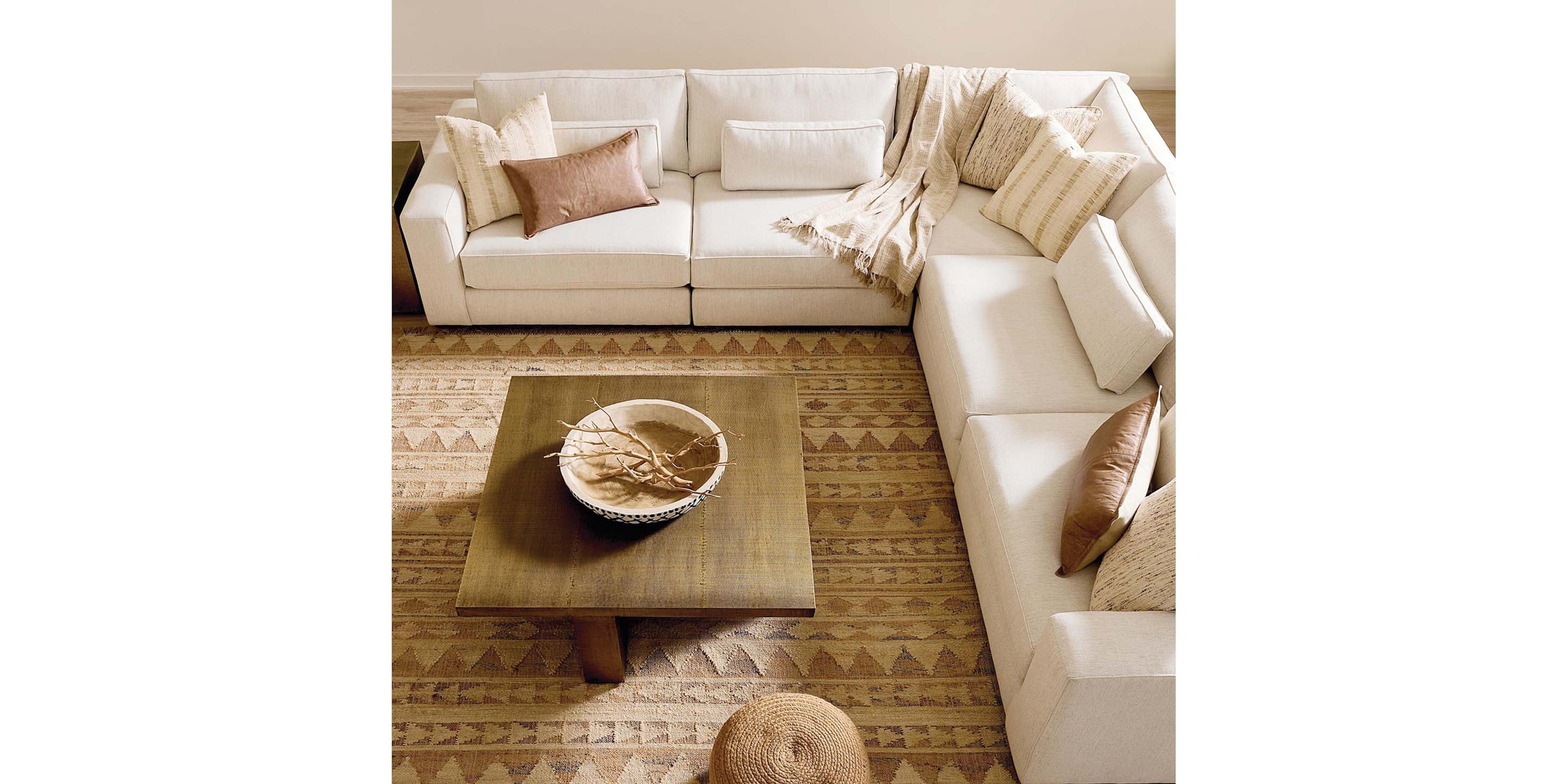 Moby Track Arm L-Shaped Corner Sectional Bassett