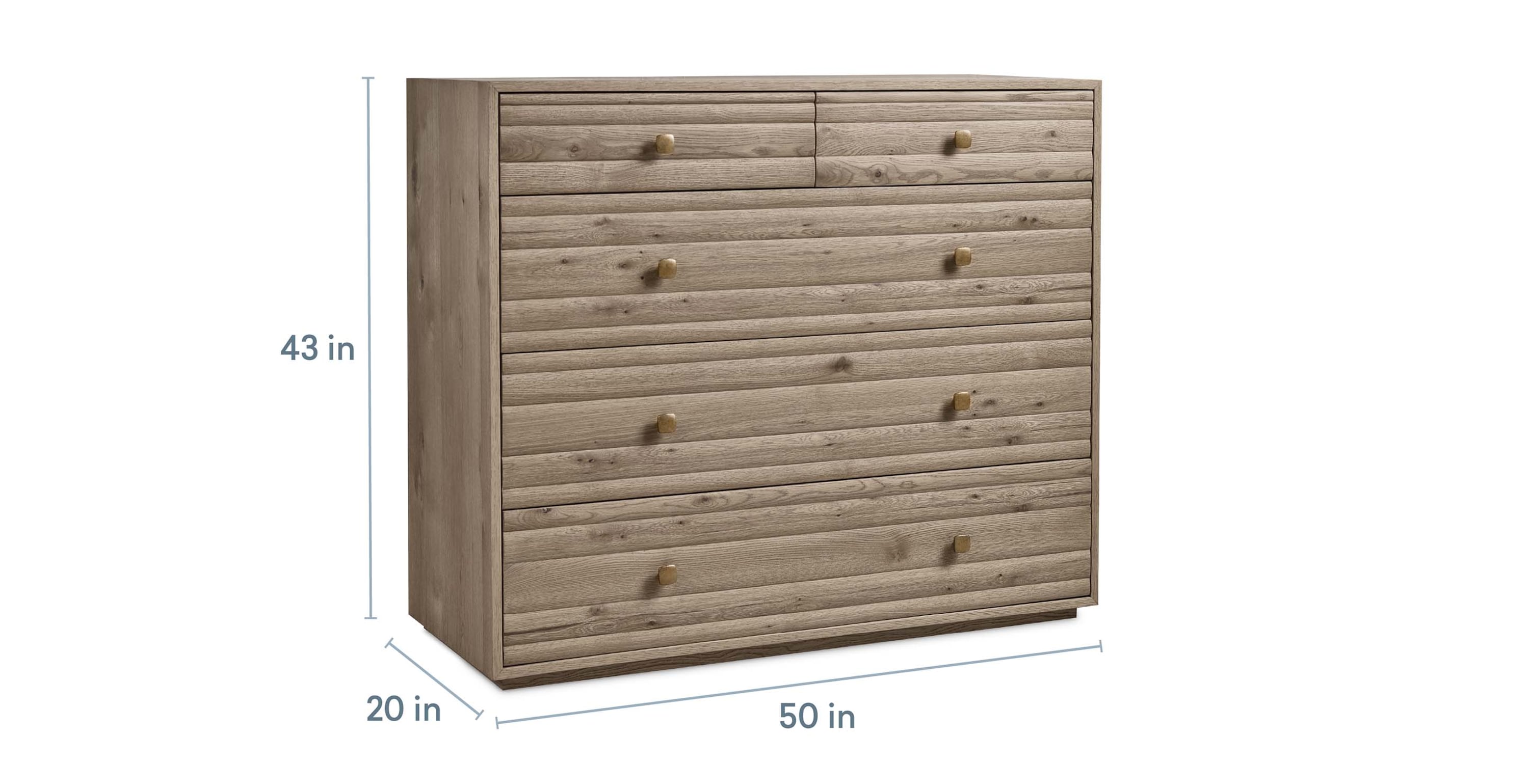 Andora 5 Drawer Chest Bassett Bedroom Furniture