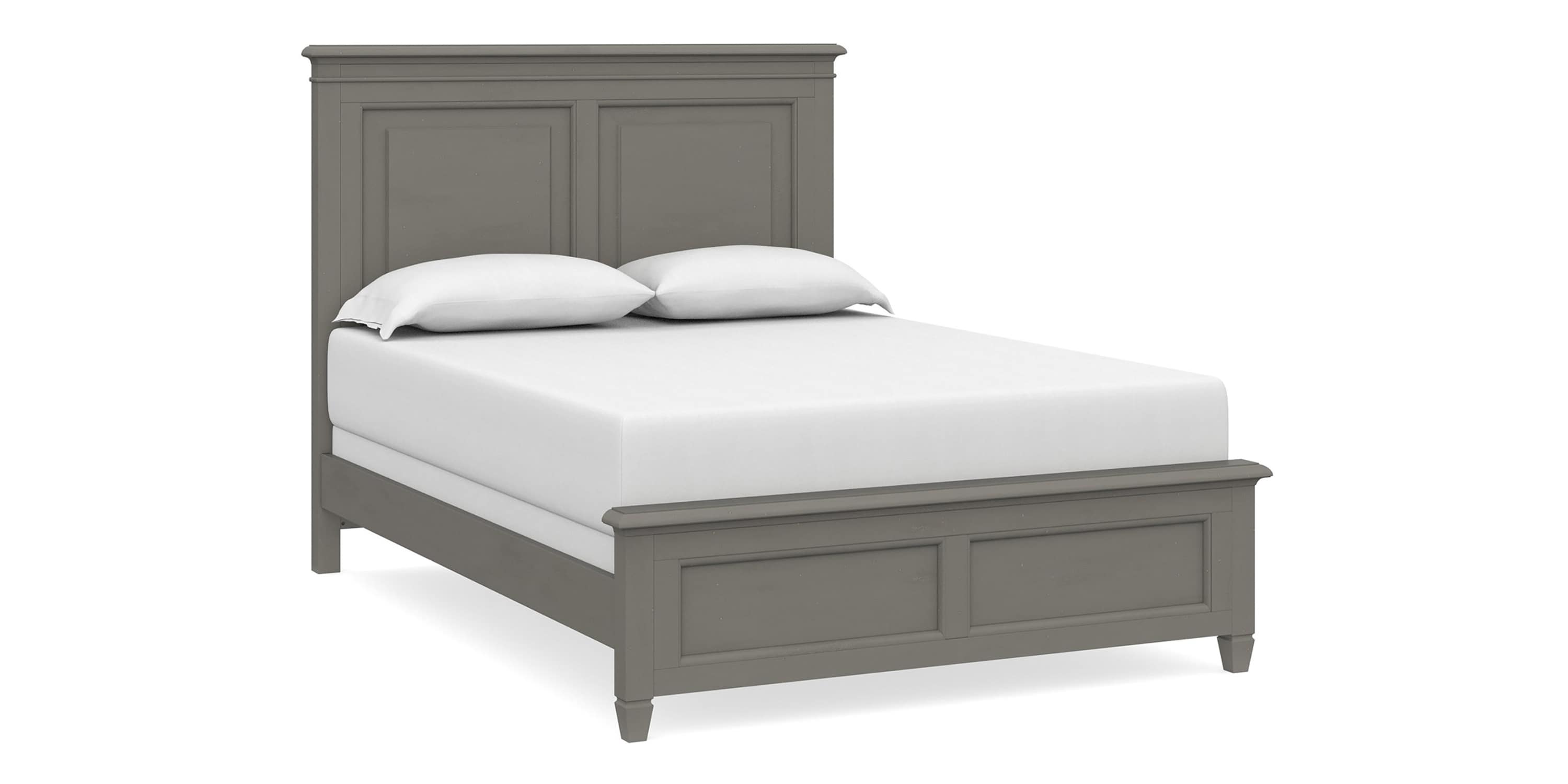 Shoreline Ocean Grey Panel Bed Bassett Bedroom Furniture