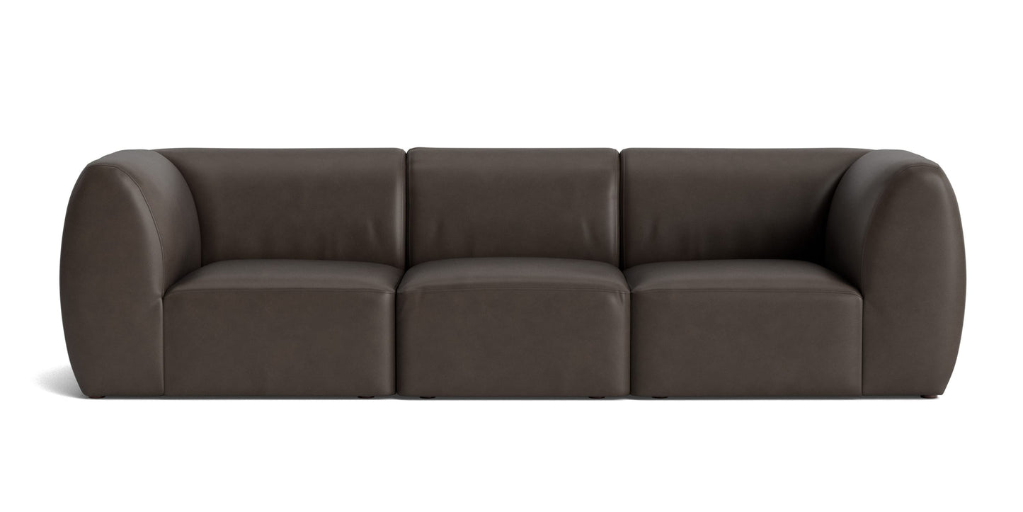 Clyde Leather Modular Sofa Bassett