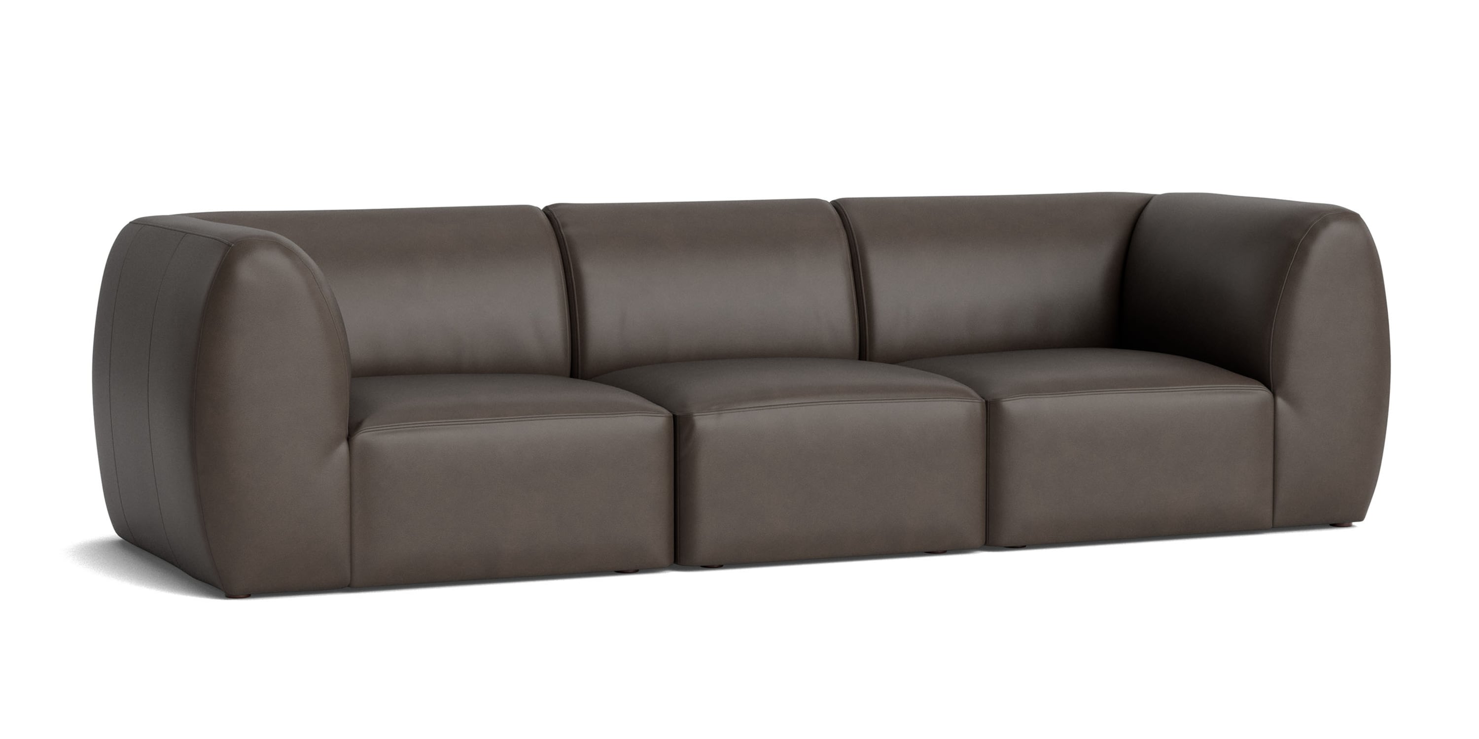 Clyde Leather Modular Sofa Bassett