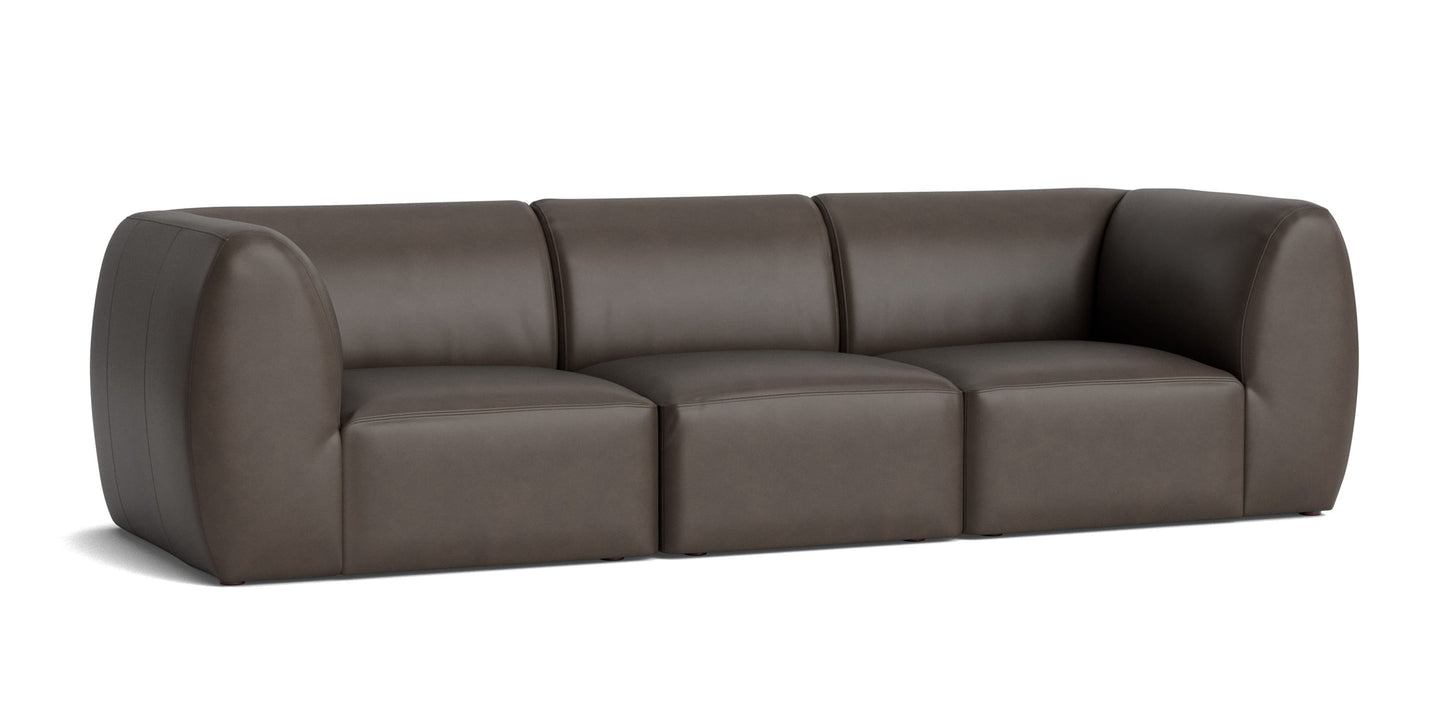 Clyde Leather Modular Sofa Bassett