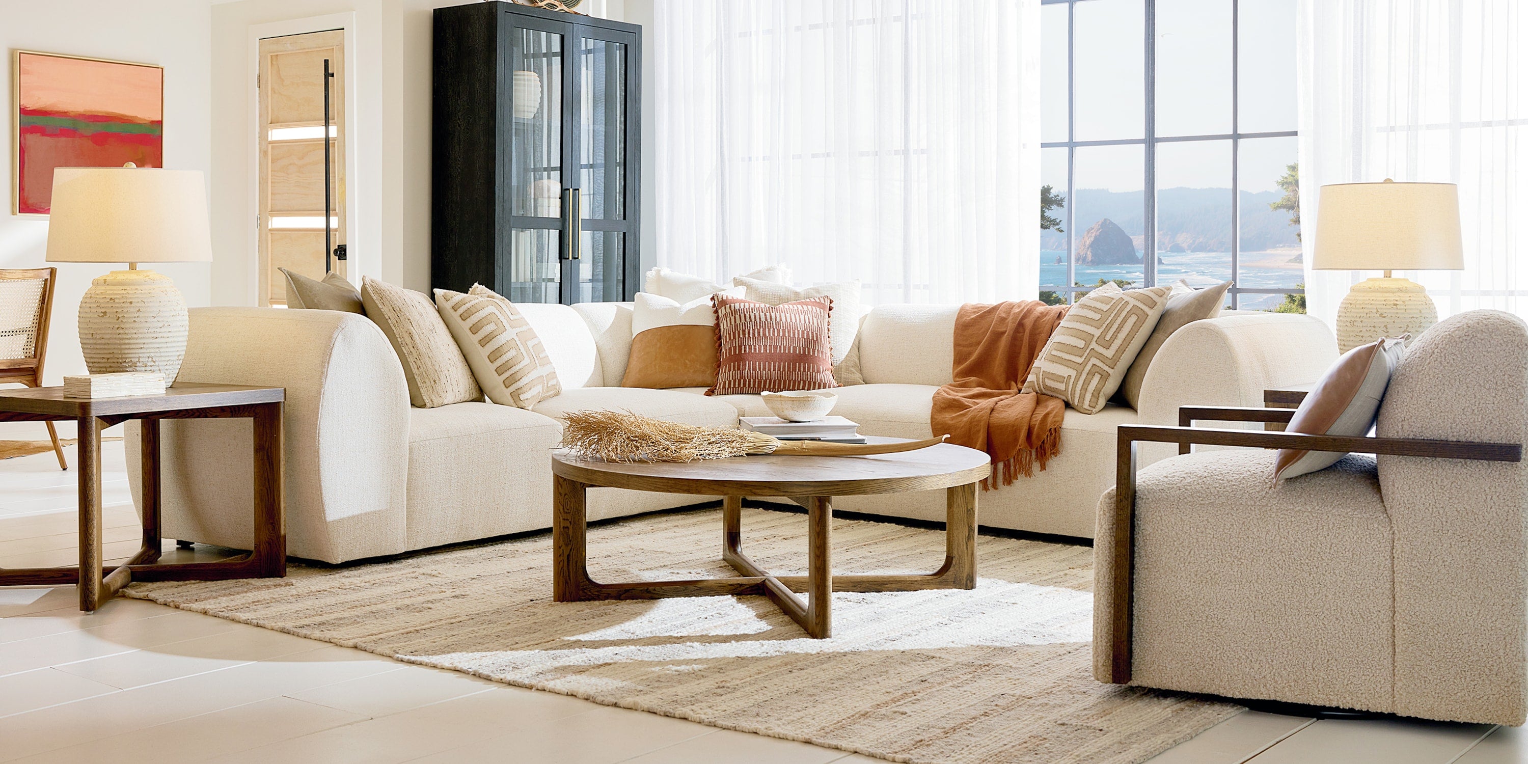 Clyde Modular L-Shaped Sectional Bassett