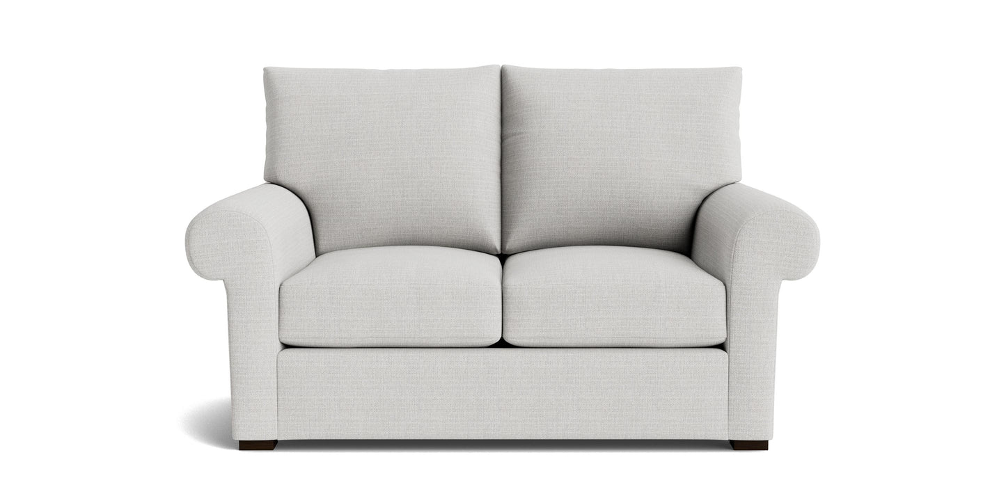 Hanover Roll Arm Loveseat Bassett Bedroom Furniture