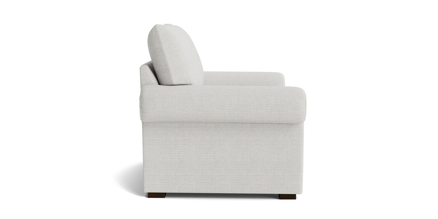 Hanover Roll Arm Loveseat Bassett Bedroom Furniture