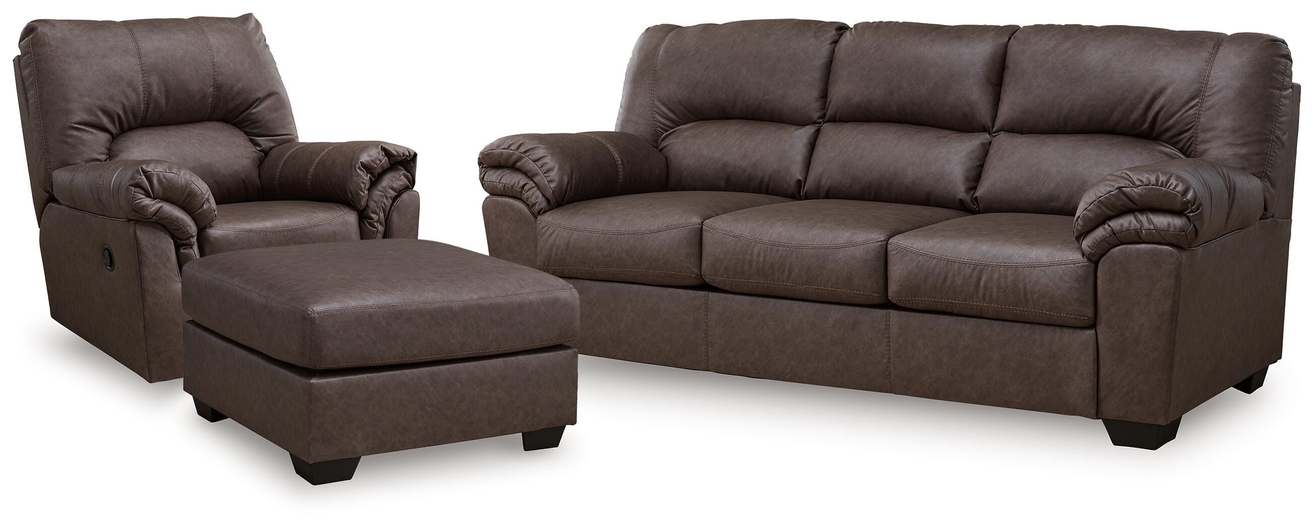 WillowBend Sofa, Recliner and Oversized Accent Ottoman