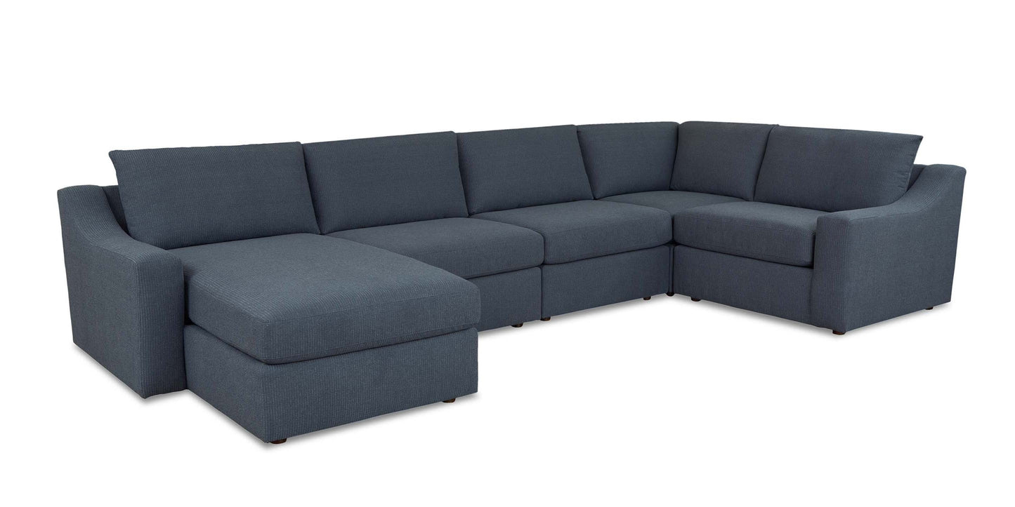 Blake Slope Arm U-Shape Sectional Bassett