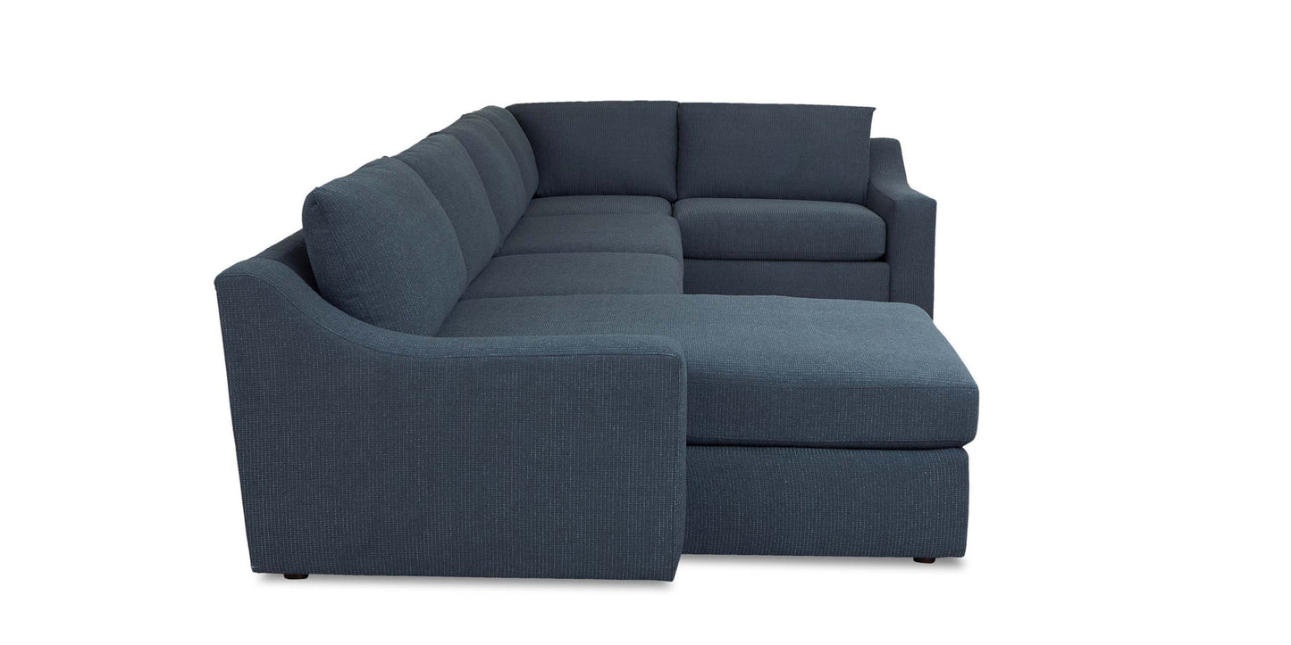 Blake Slope Arm U-Shape Sectional Bassett