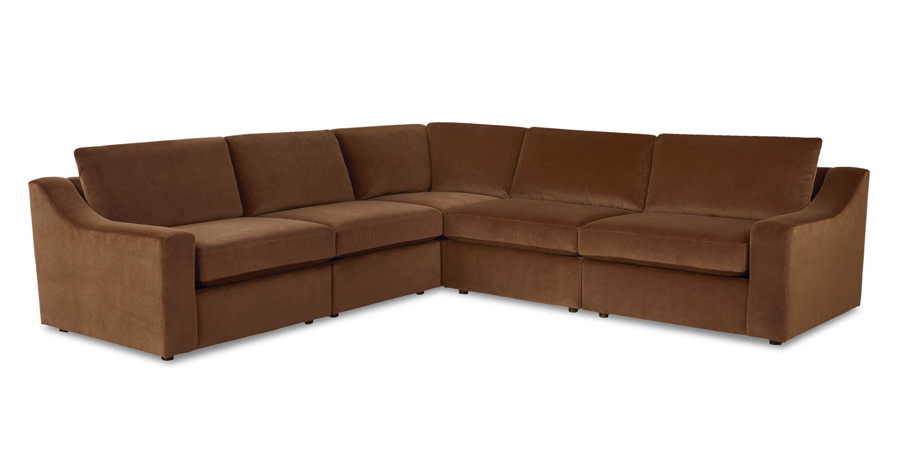 Blake Slope Arm Modular L-Shaped Sectional Bassett