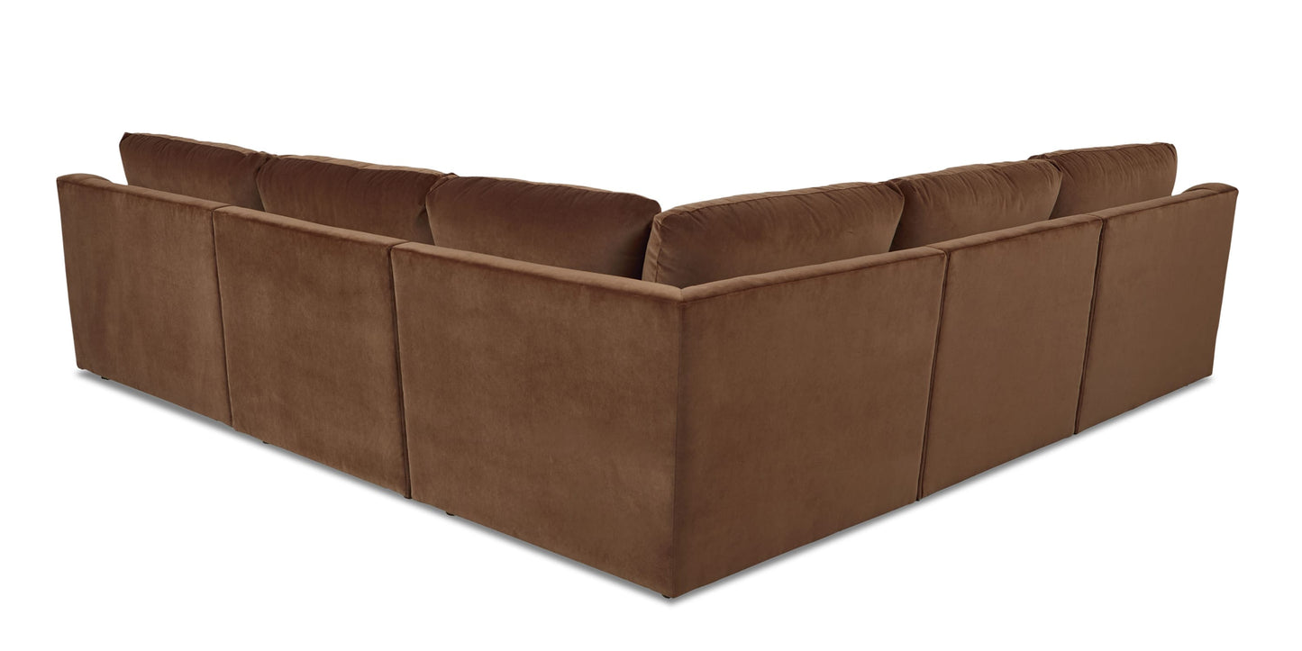 Blake Slope Arm Modular L-Shaped Sectional Bassett