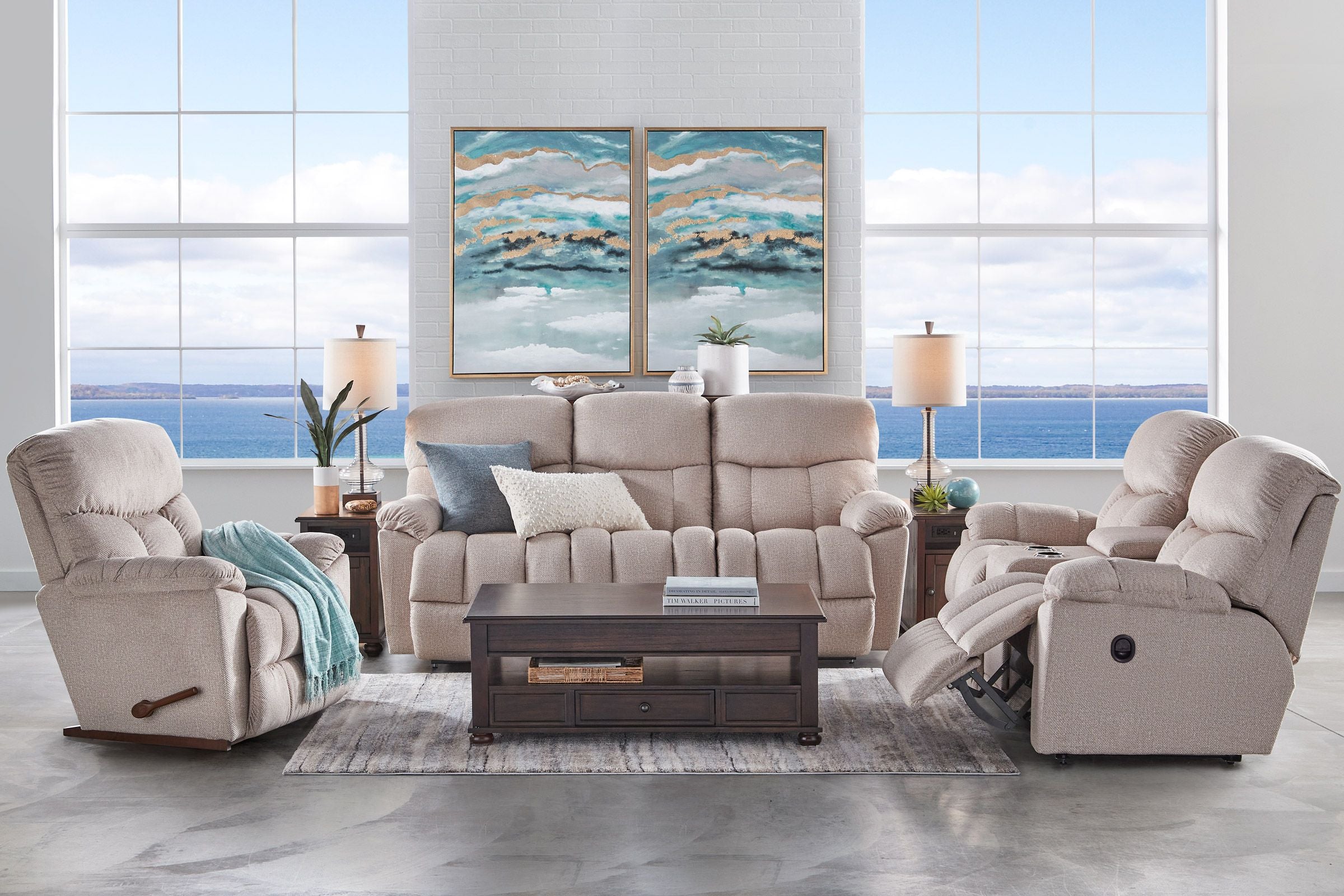 Morrison Sand Rocker Recliner by La-Z-Boy La-Z-Boy Living Room