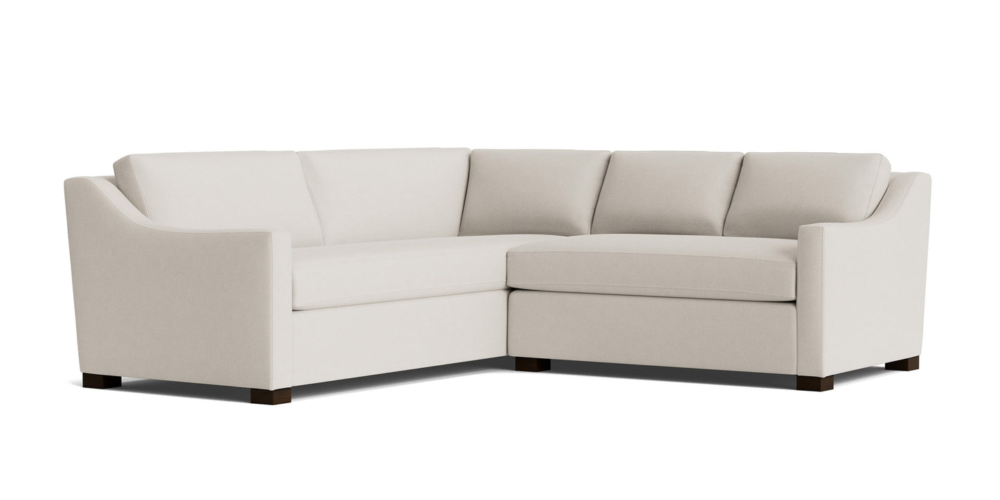 Oliver Slope Arm L-Shaped Sectional Bassett
