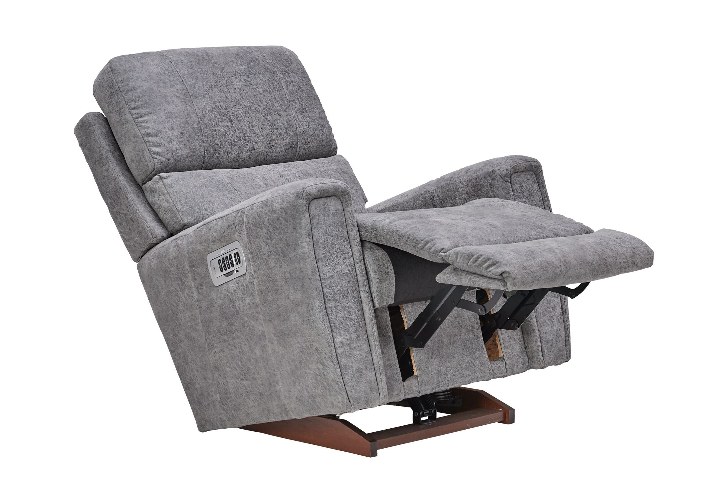 Apollo Grey Quad Power Rocker Recliner La-Z-Boy Living Room