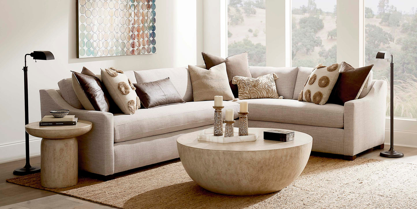 Oliver Slope Arm L-Shaped Sectional Bassett
