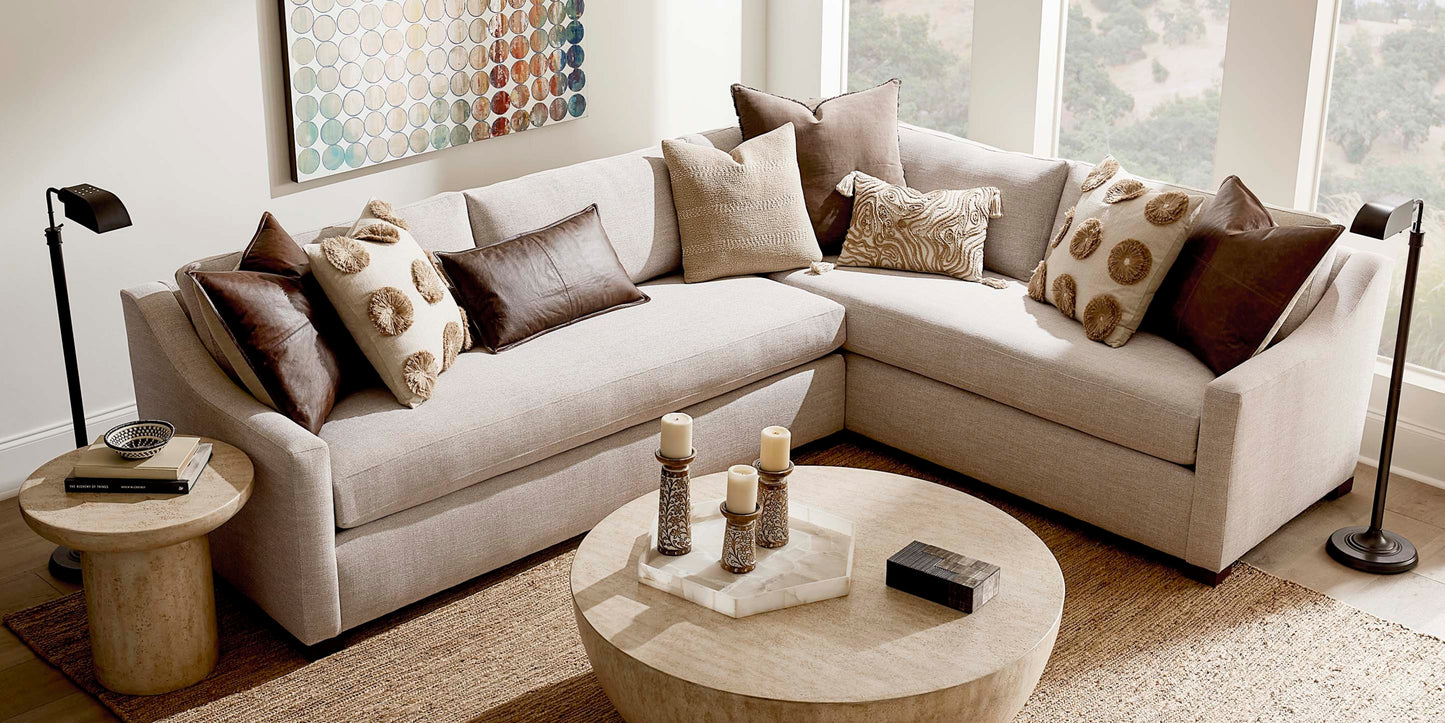 Oliver Slope Arm L-Shaped Sectional Bassett